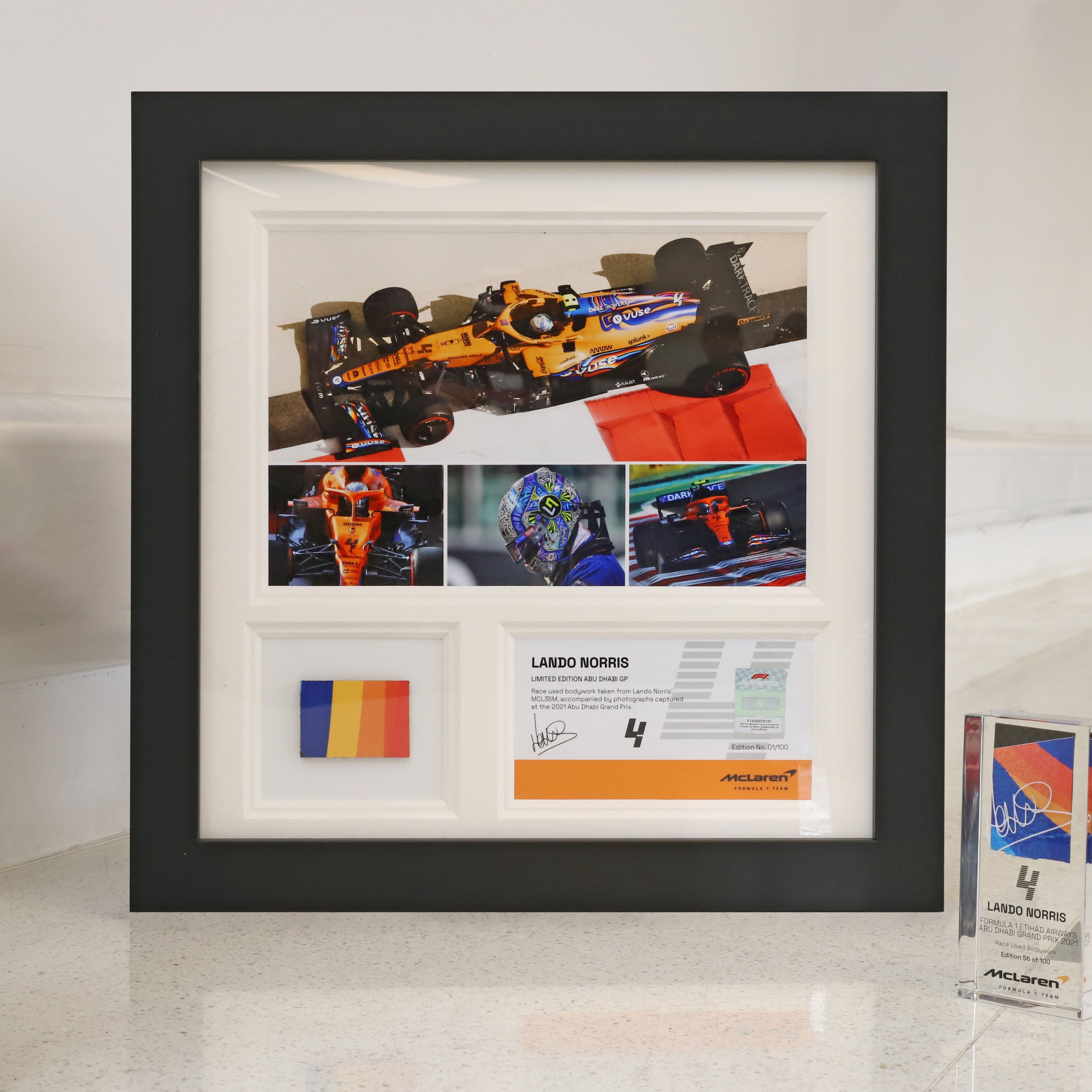 Limited-Edition Lando Norris 2021 Bodywork in Acrylic – Abu Dhabi GP
