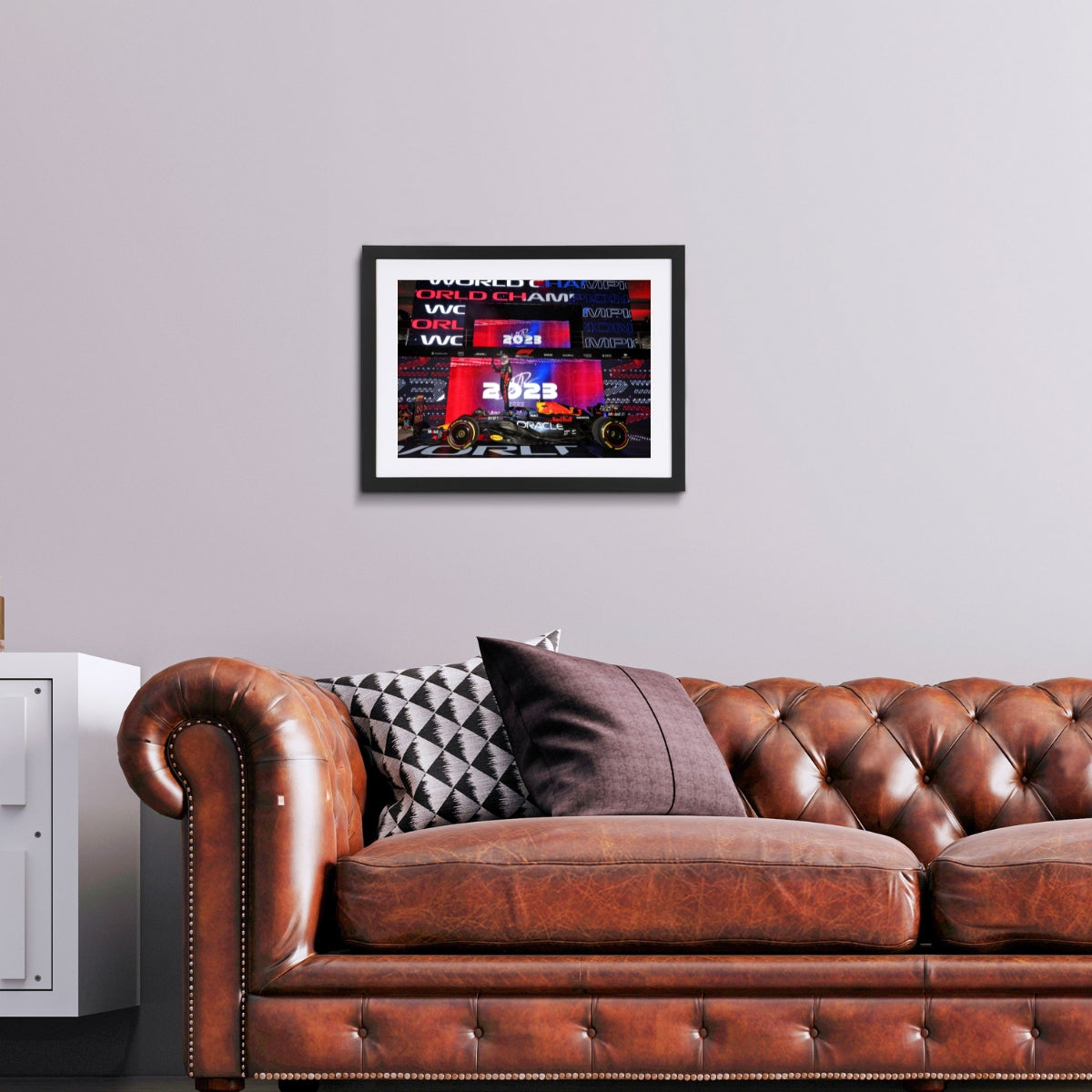 Max Verstappen 2023 Three-Time World Champion Print – James Moy