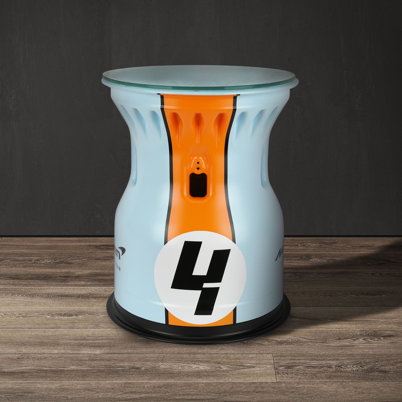 Lando Norris 2021 McLaren F1 Team Rear Wheel Rim Table - Gulf Edition