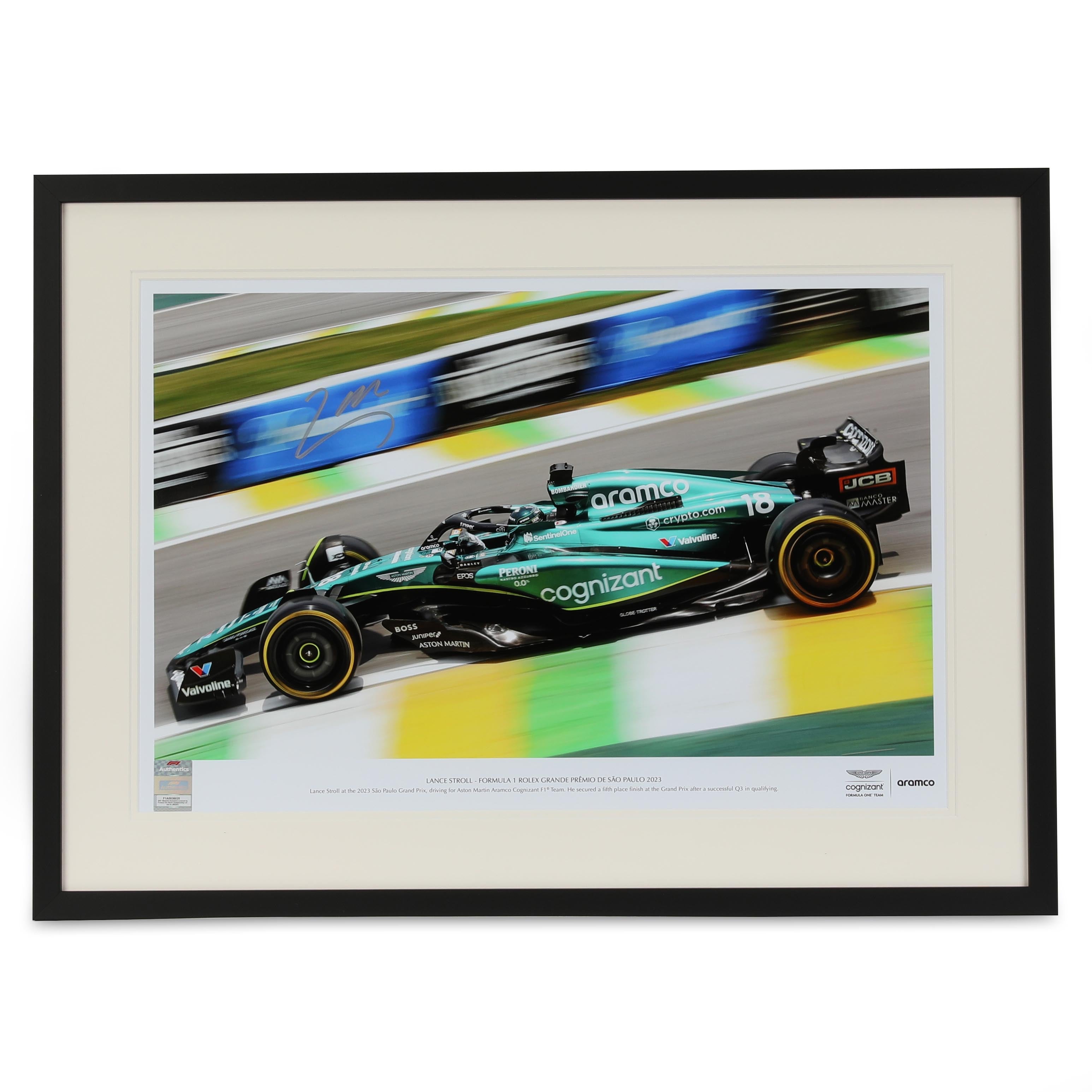 Lance Stroll 2023 Signed Photo - São Paulo GP