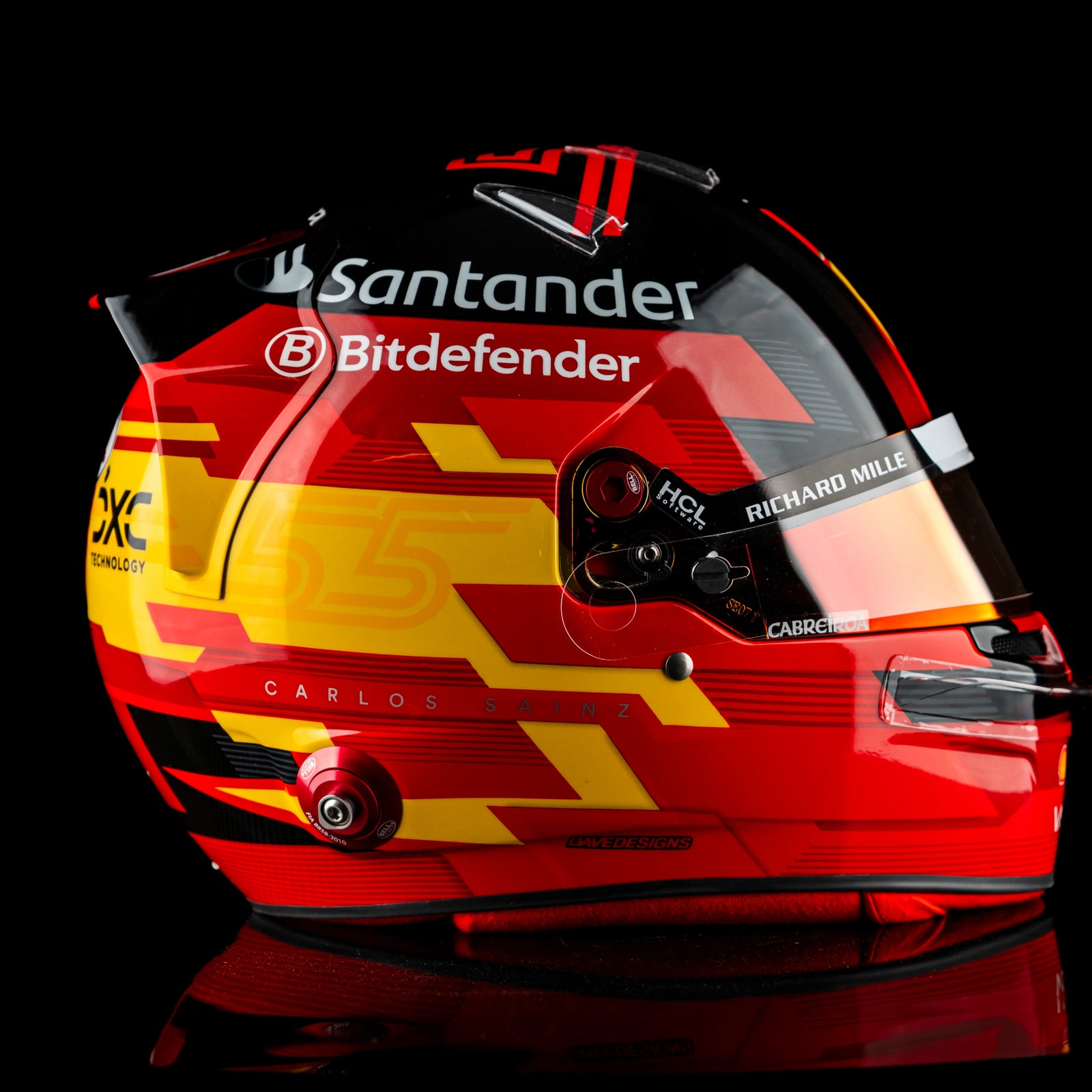 Carlos Sainz Bell Official Replica Helmet – 2024 Formula One Season
