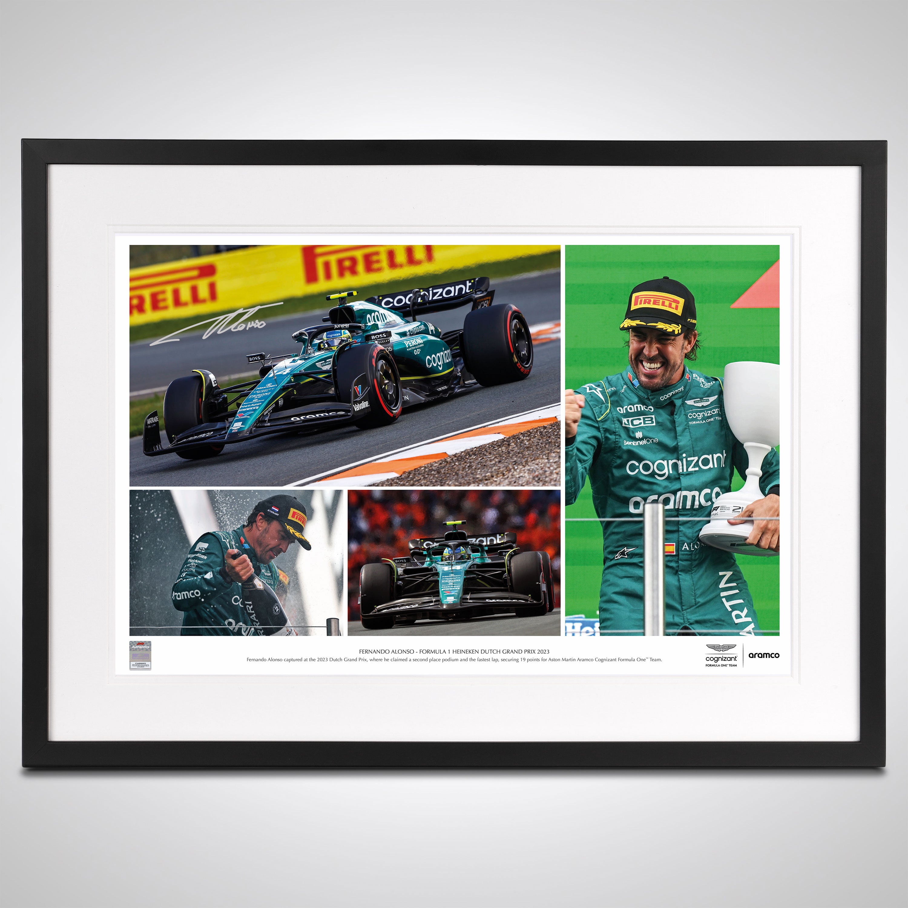 Fernando Alonso 2023 Signed Photo – Dutch GP