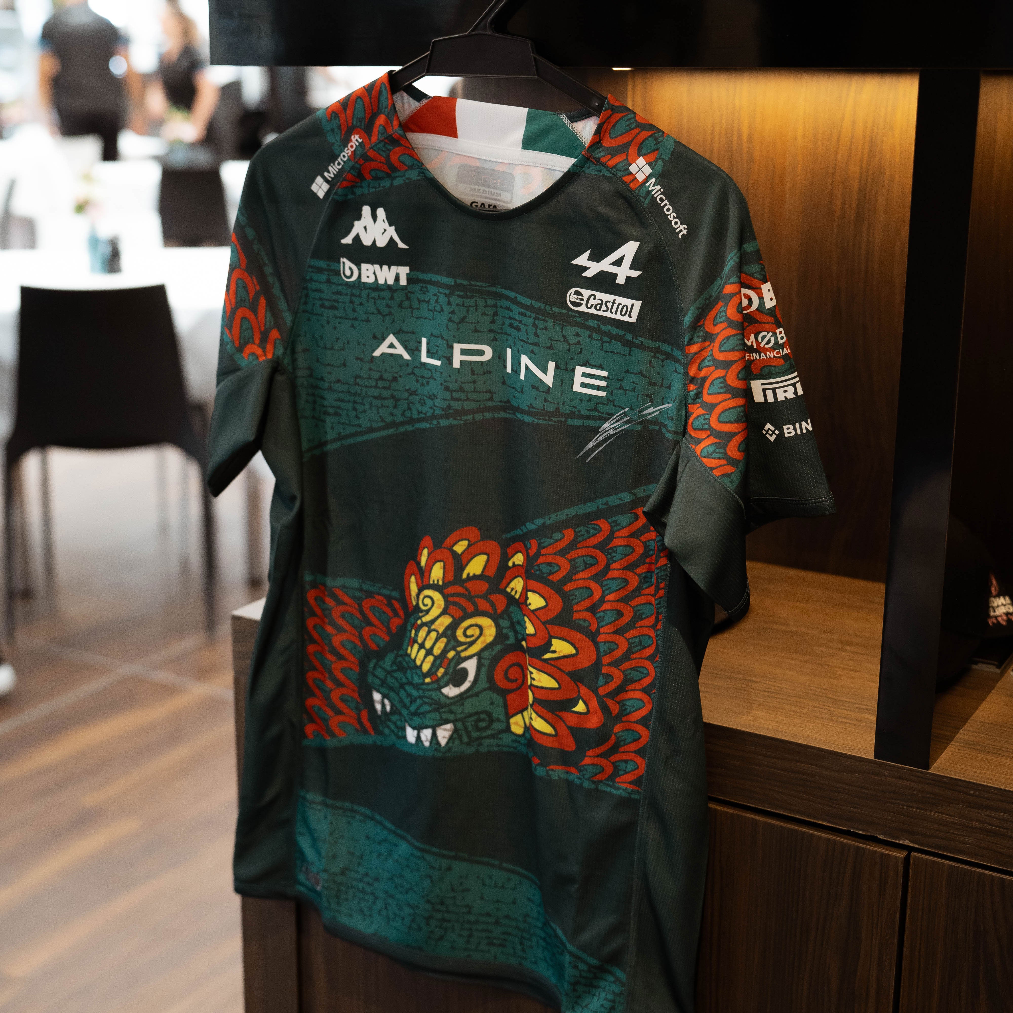 Esteban Ocon Signed 2023 BWT Alpine F1 Team Jersey - Mexico City GP