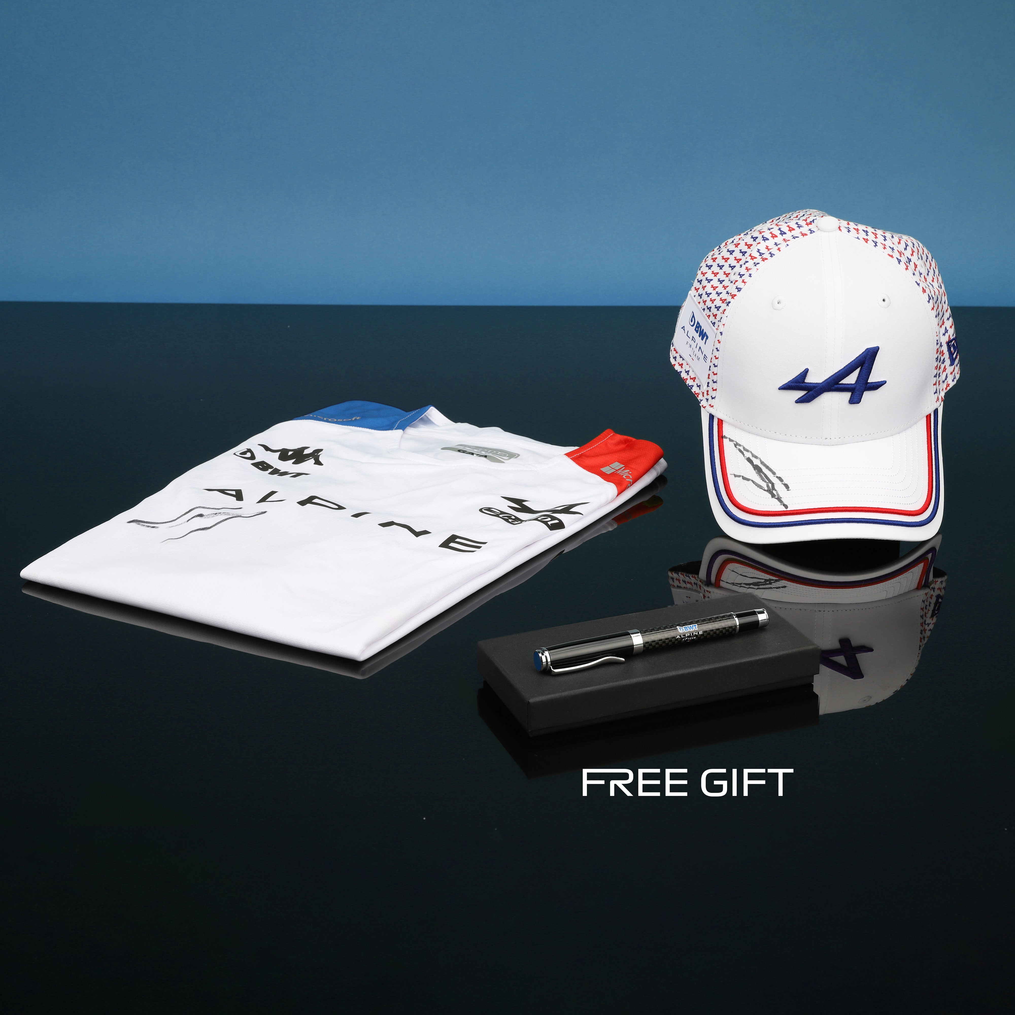 Limited-Edition 2023 BWT Alpine F1 Team Signature Set – Esteban Ocon Edition
