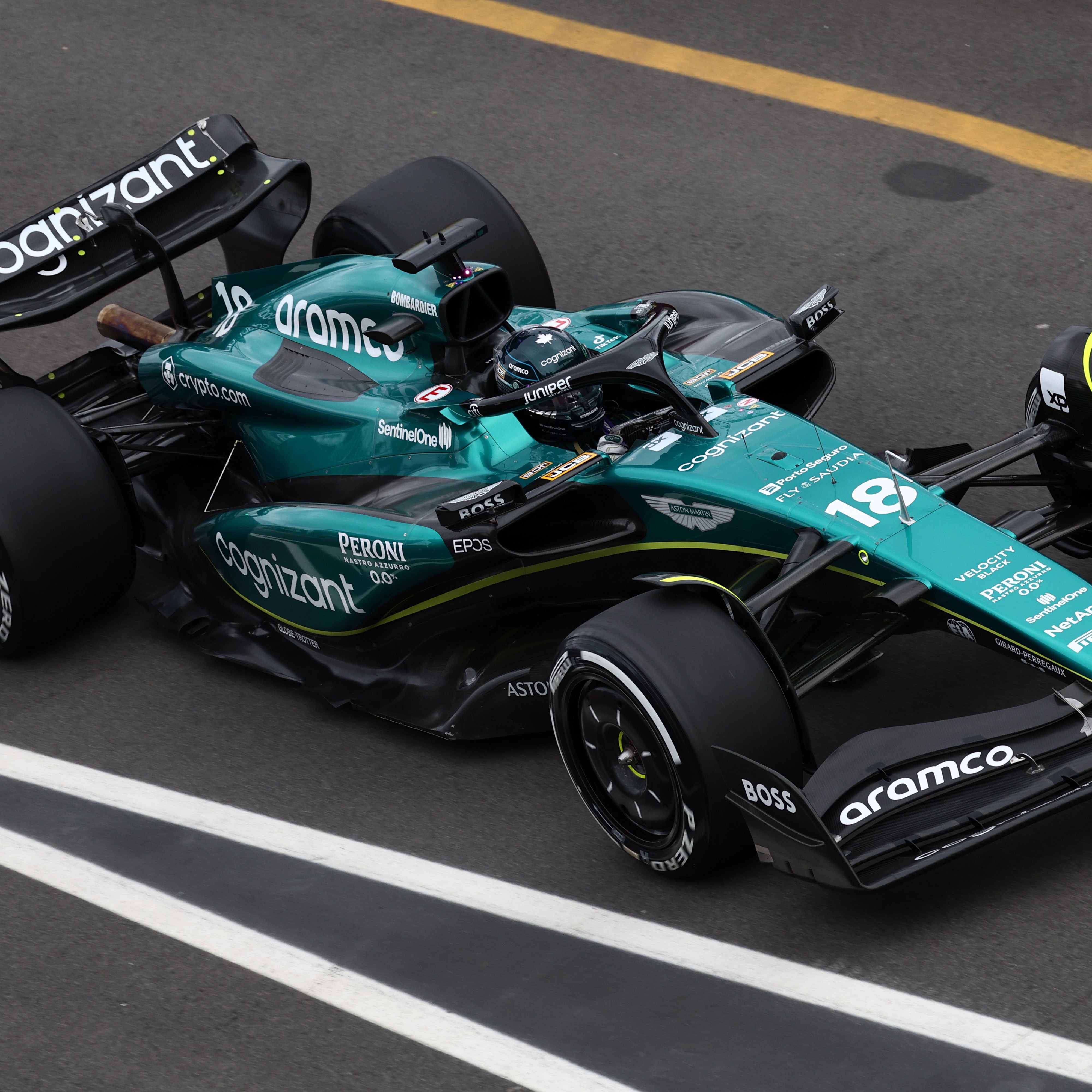 Lance Stroll 2023 Bodywork in Acrylic