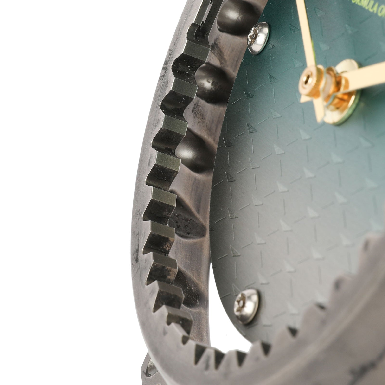 Aston Martin Aramco F1 Team Brake Disc Bell Clock