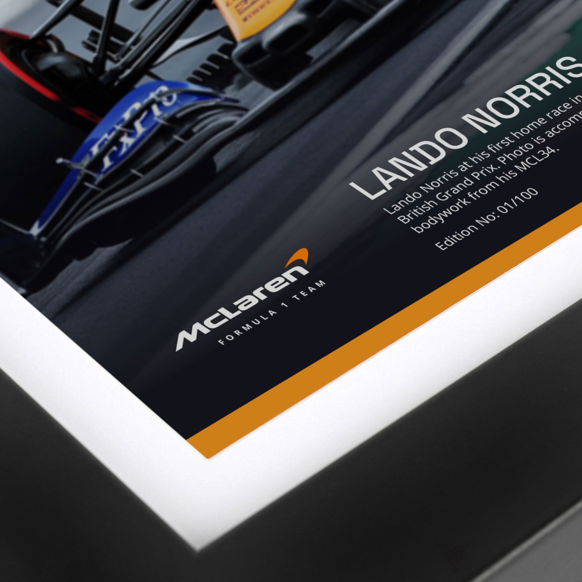 Lando Norris 2019 McLaren Bodywork & Photo British GP Limited Edition
