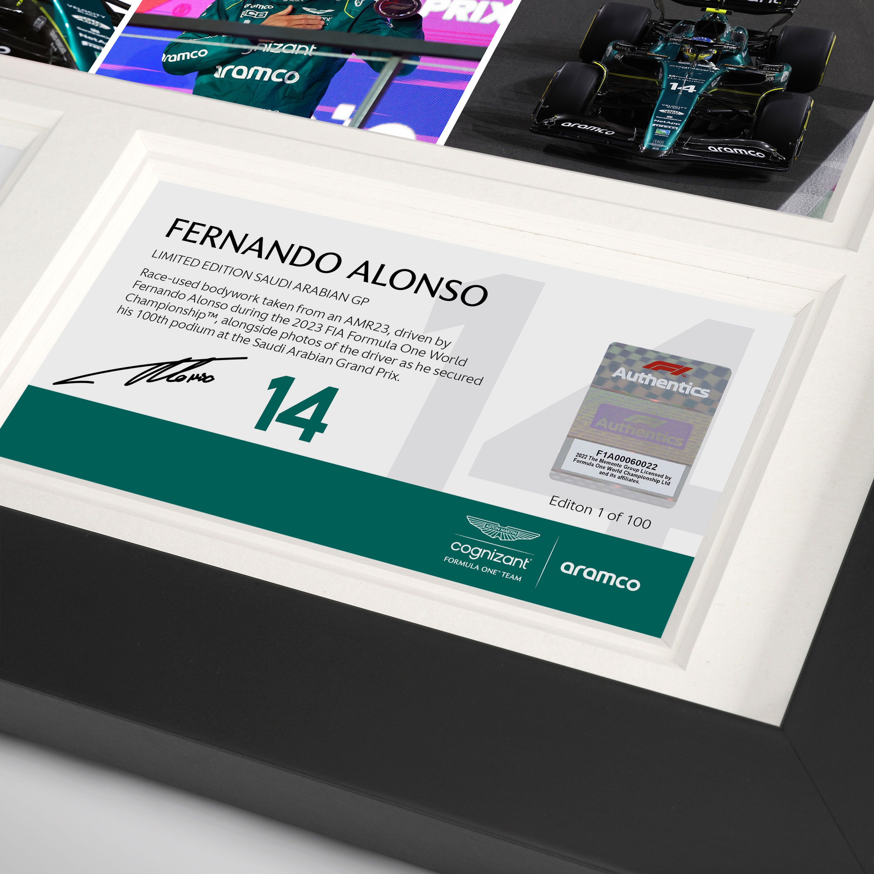 Limited-Edition Fernando Alonso 2023 '100th Podium' Bodywork & Photos - Saudi Arabian GP
