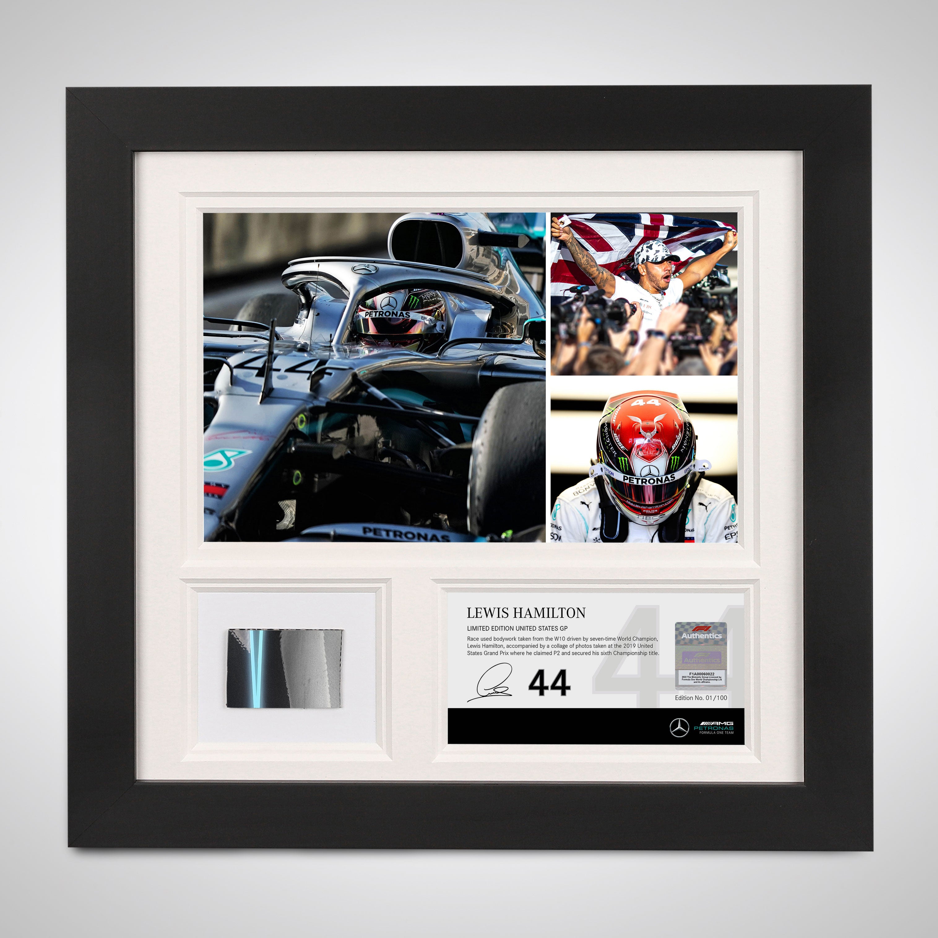 Limited-Edition Lewis Hamilton 2019 Bodywork & Photo - United States GP