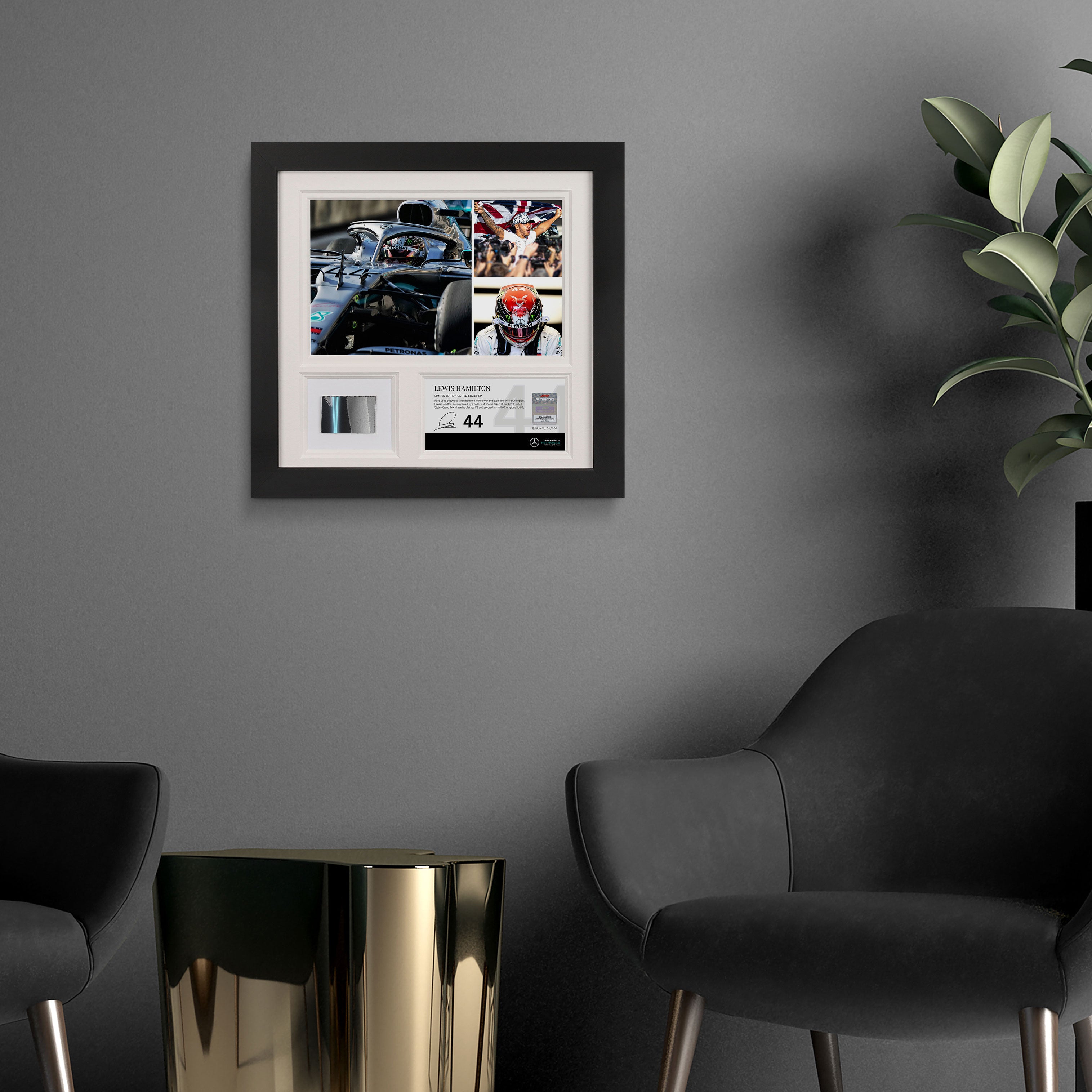Limited-Edition Lewis Hamilton 2019 Bodywork & Photo - United States GP