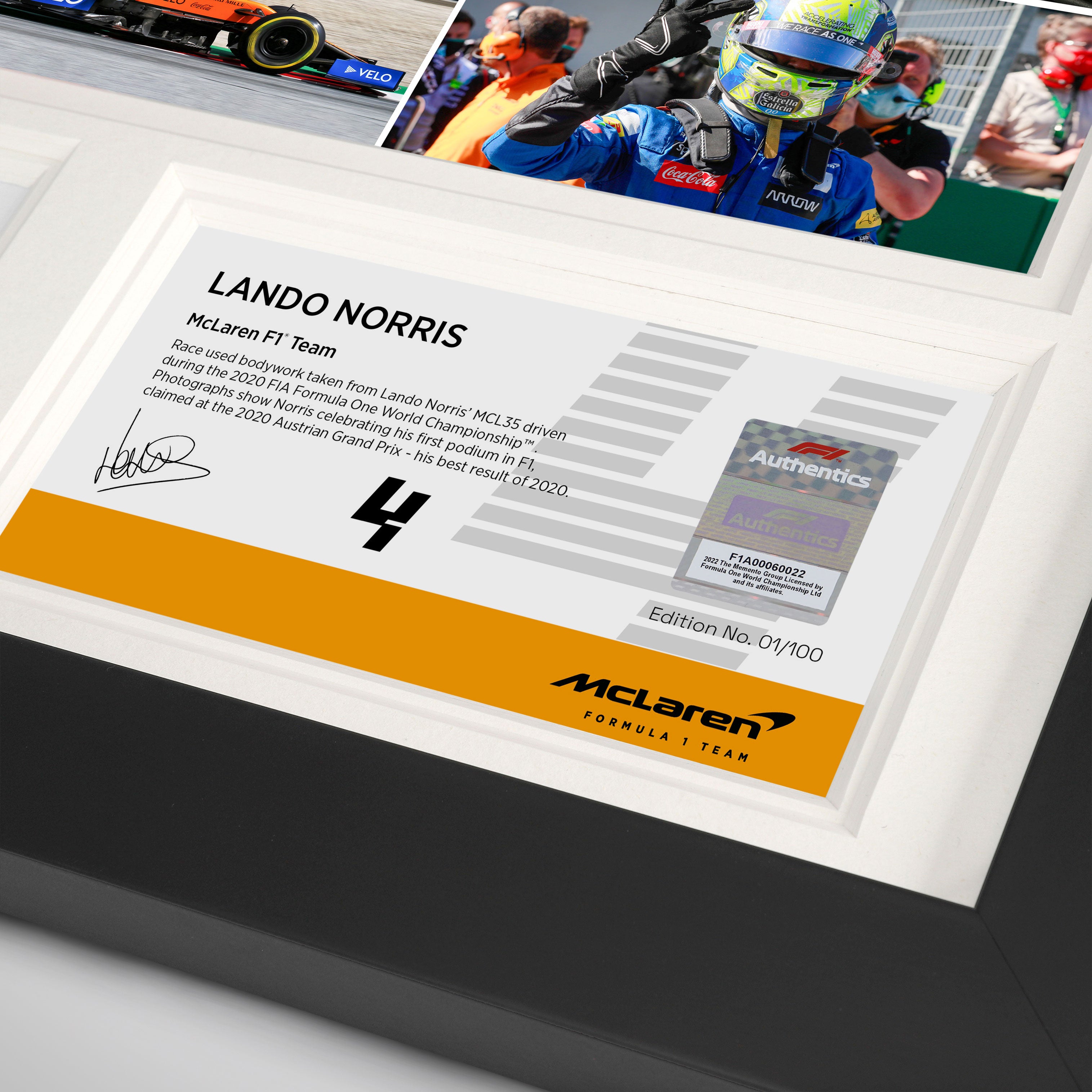 Limited-Edition Lando Norris 2020 Bodywork & Photos - Austrian GP