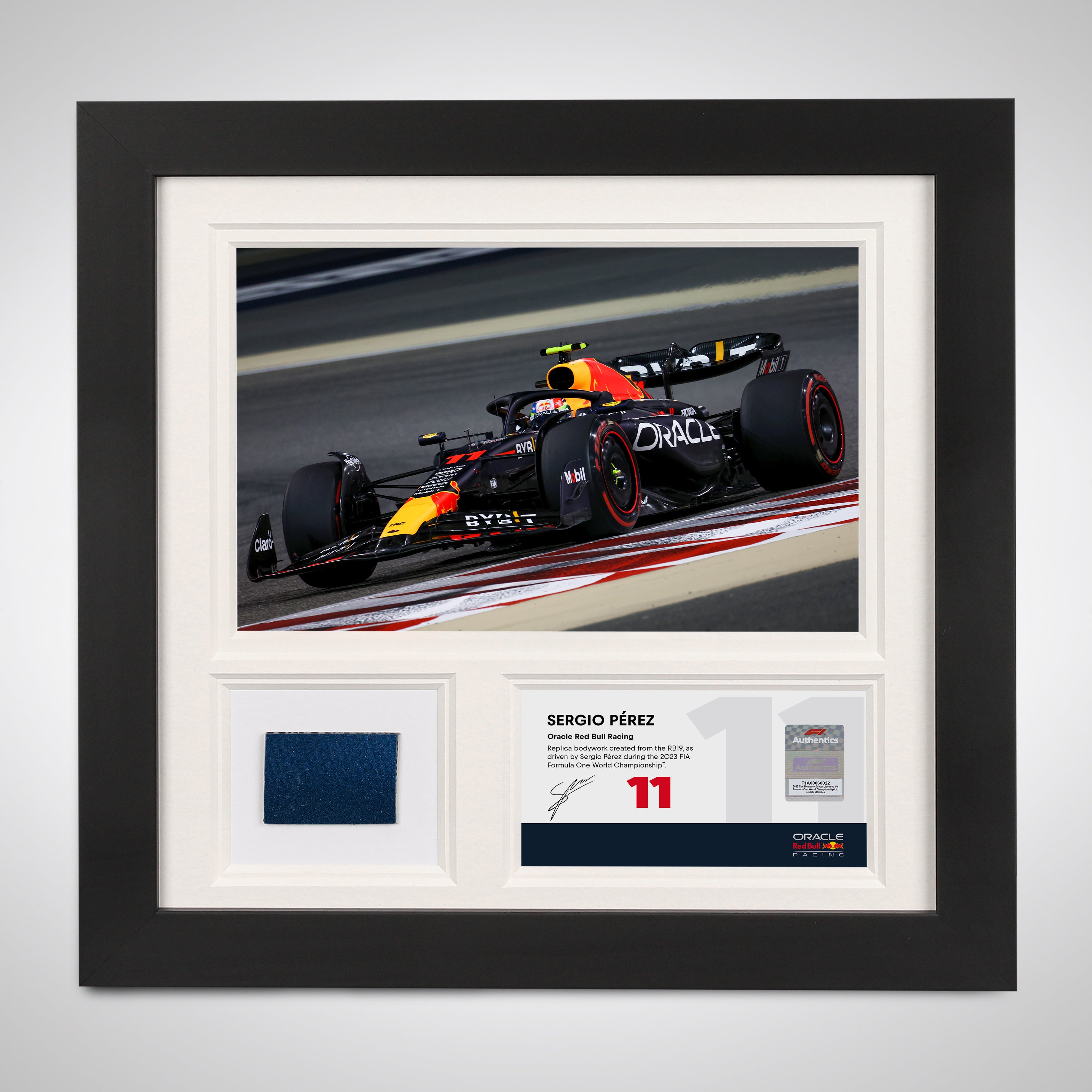 Sergio Pérez 2023 Official Red Bull Replica Bodywork & Photo