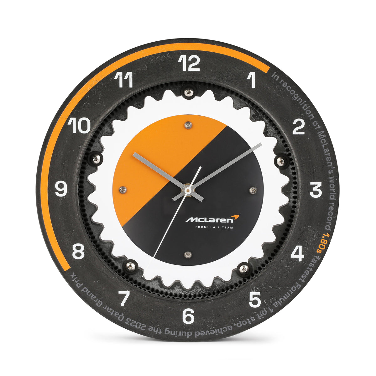 McLaren Brake Disc Clock – F1 Authentics