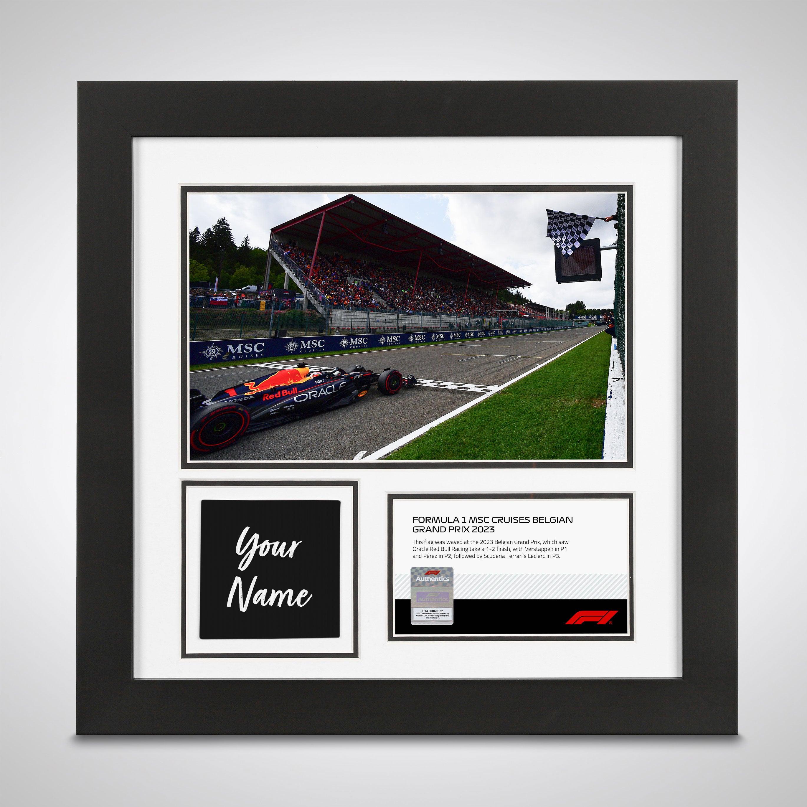 Own the Chequered Flag – 2023 Belgian Grand Prix