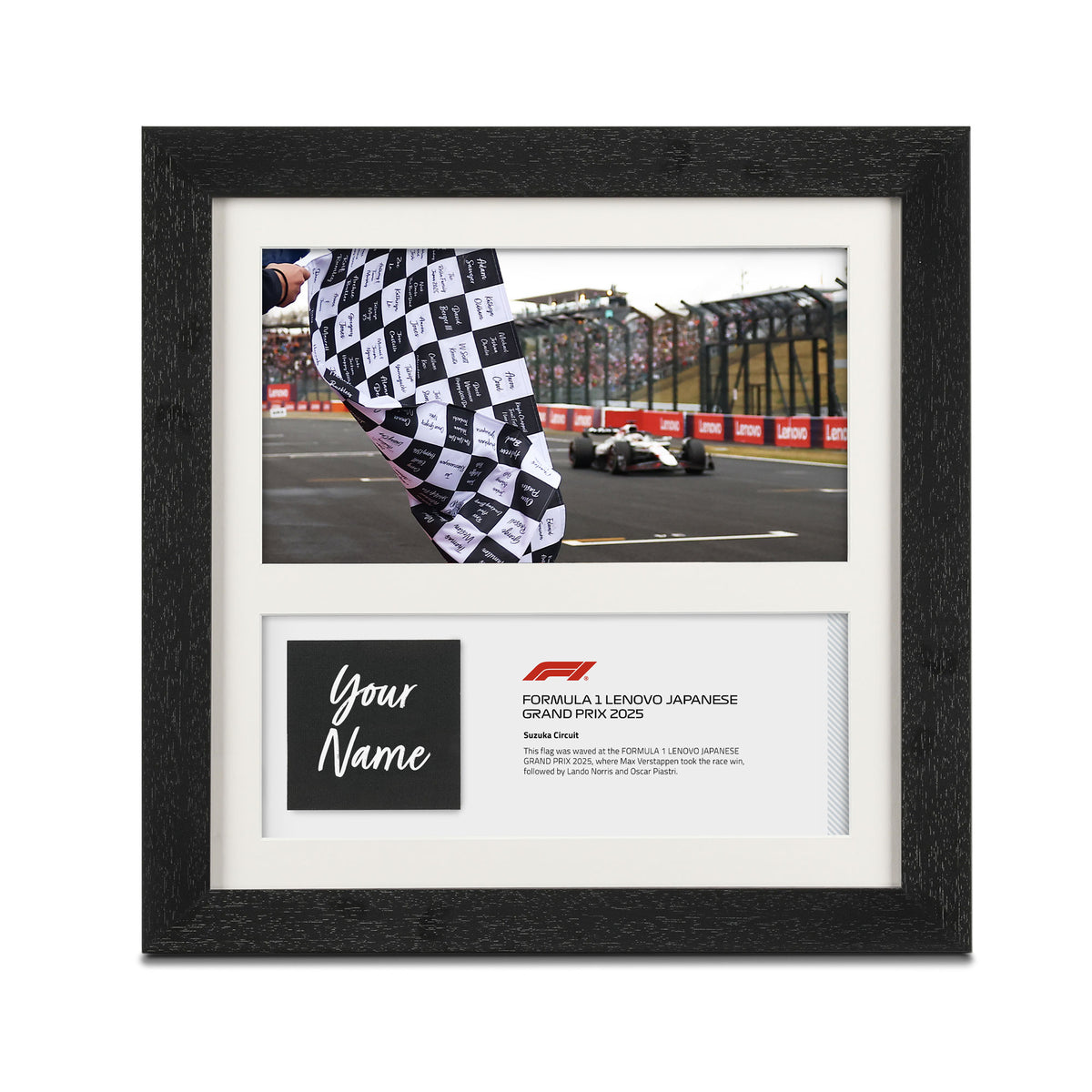 Own the Chequered Flag - 2025 Japanese Grand Prix – F1 Authentics