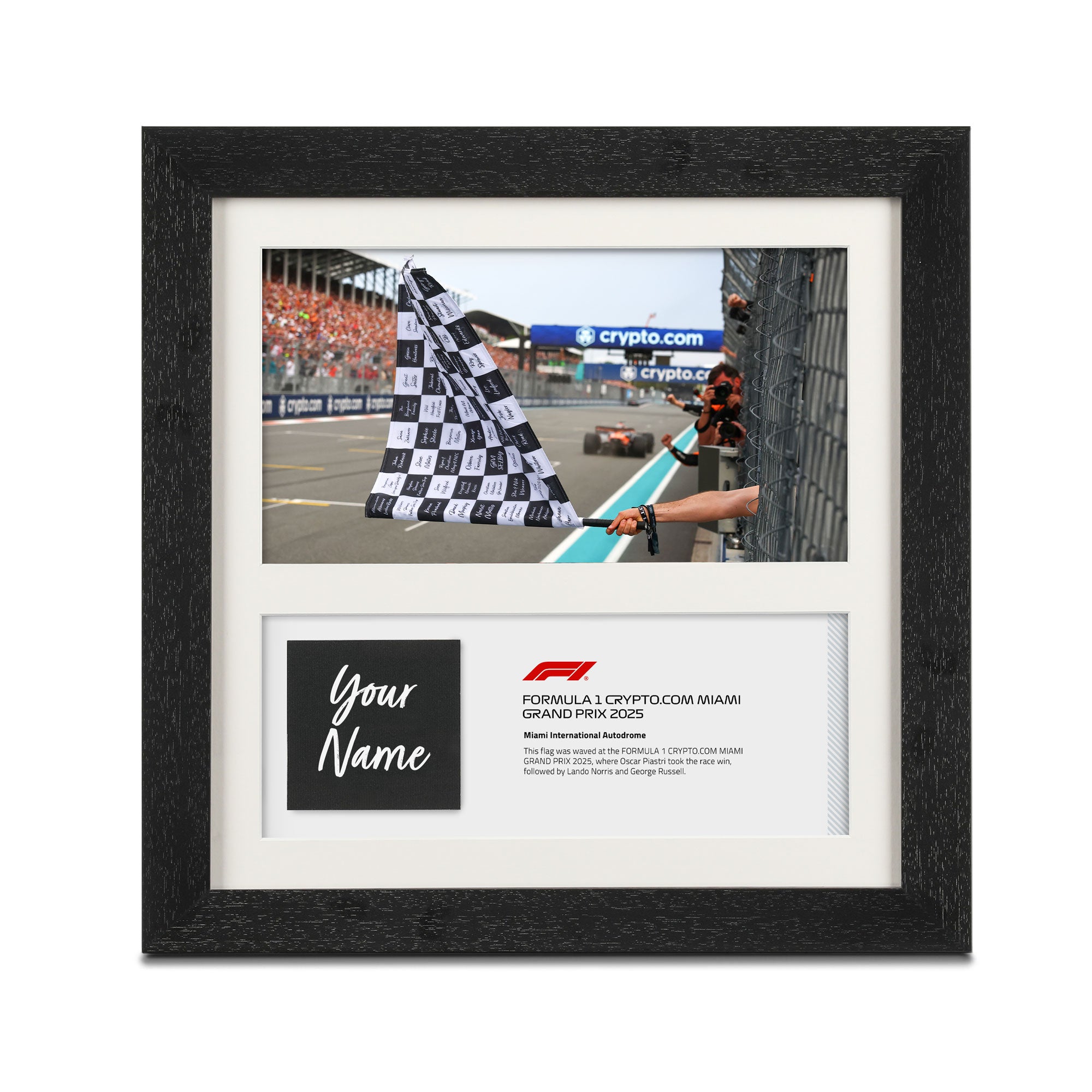 Own the Chequered Flag - 2025 Miami Grand Prix