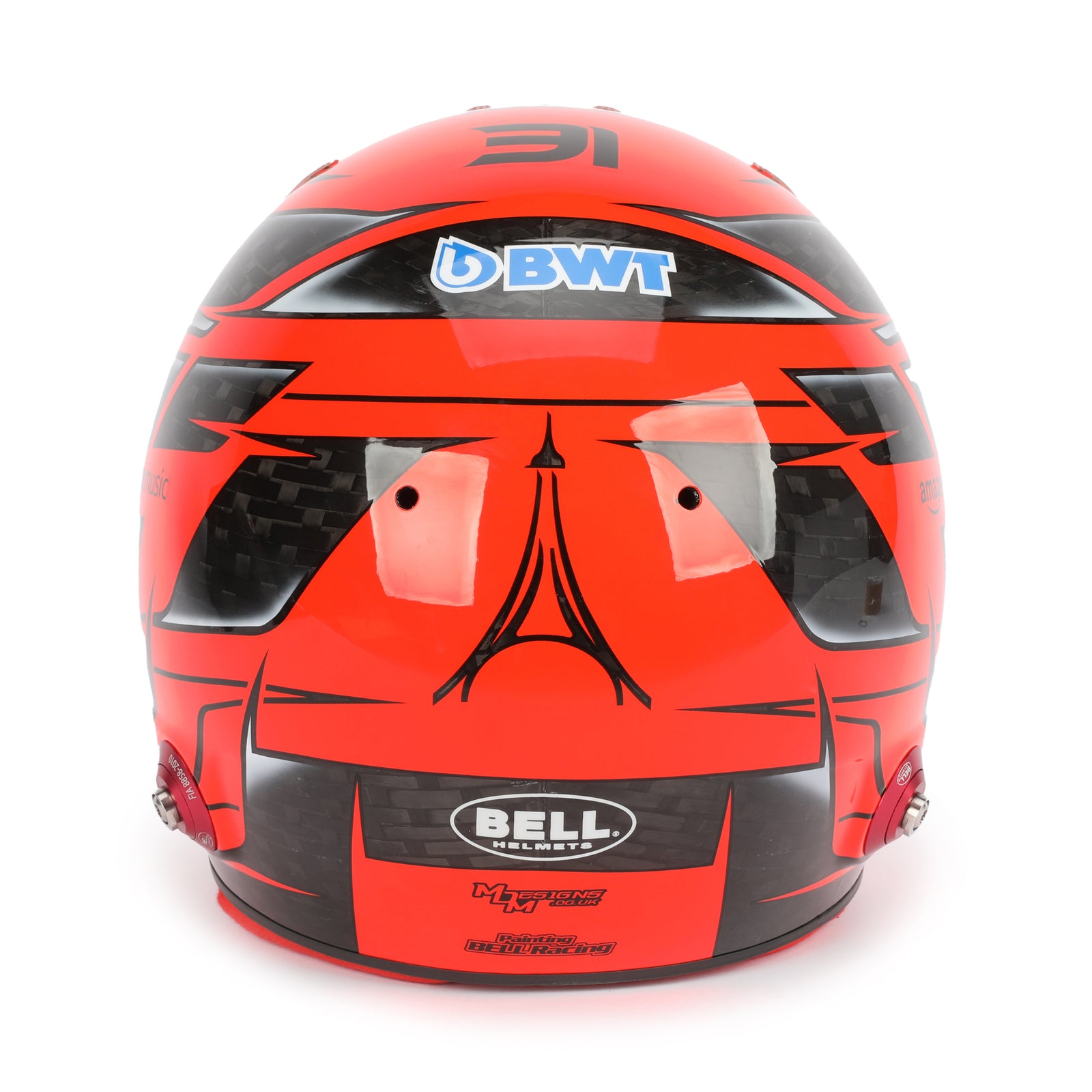 Esteban Ocon 2024 Signed Race Used Helmet - Mexico City GP