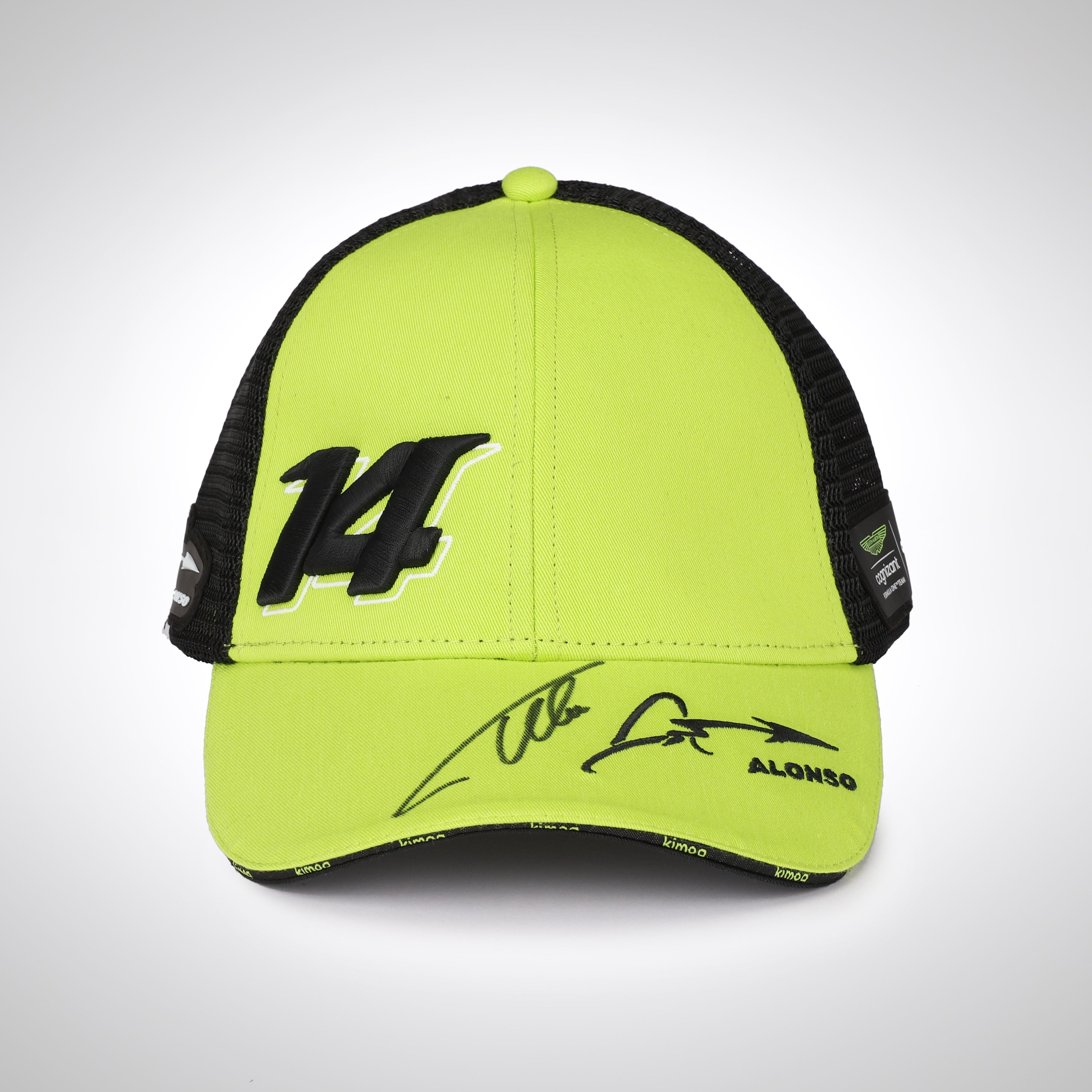 Fernando Alonso 2023 Signed Aston Martin Aramco Cognizant Formula One Team Kimoa Lifestyle Cap