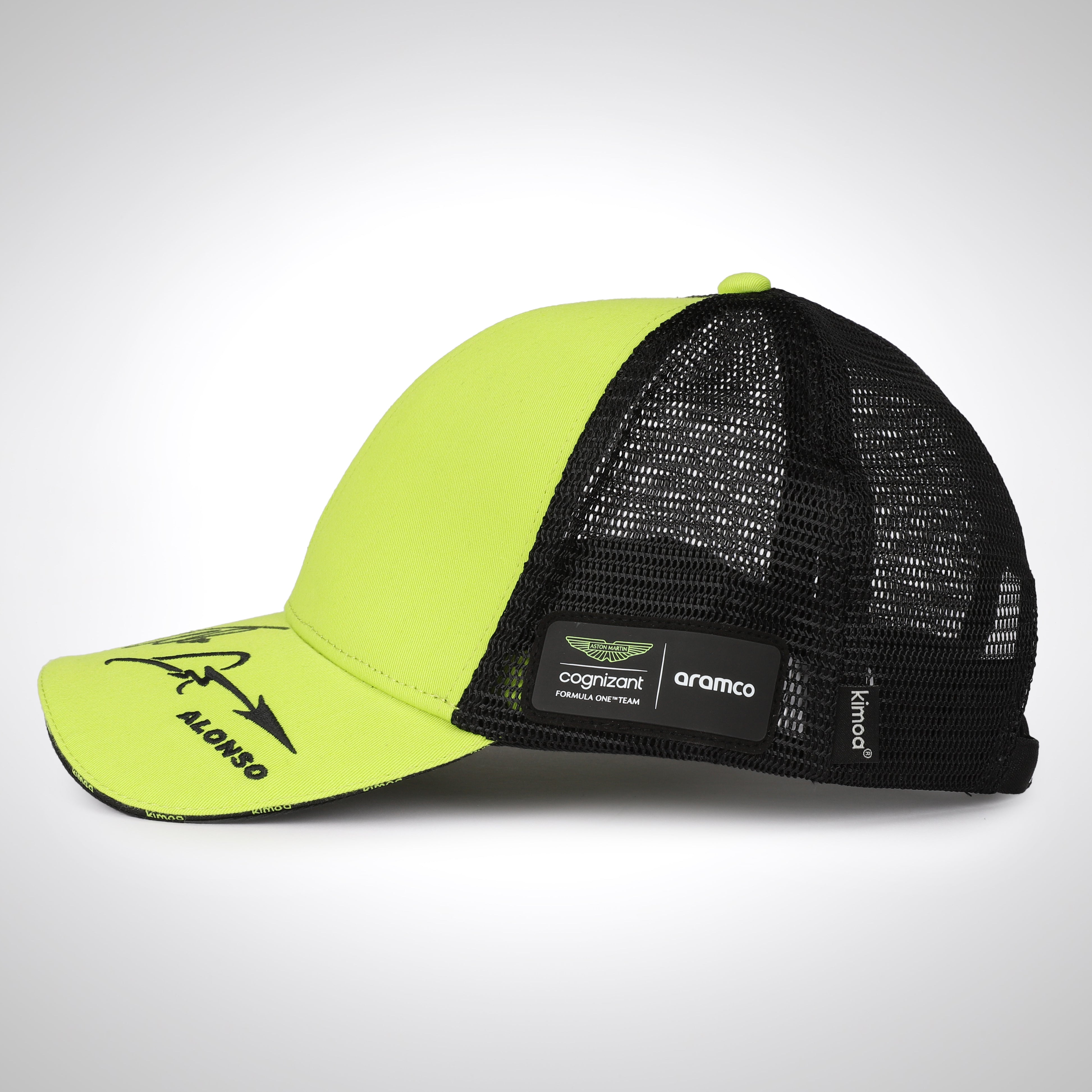 Fernando Alonso 2023 Signed Aston Martin Aramco Cognizant Formula One Team Kimoa Lifestyle Cap