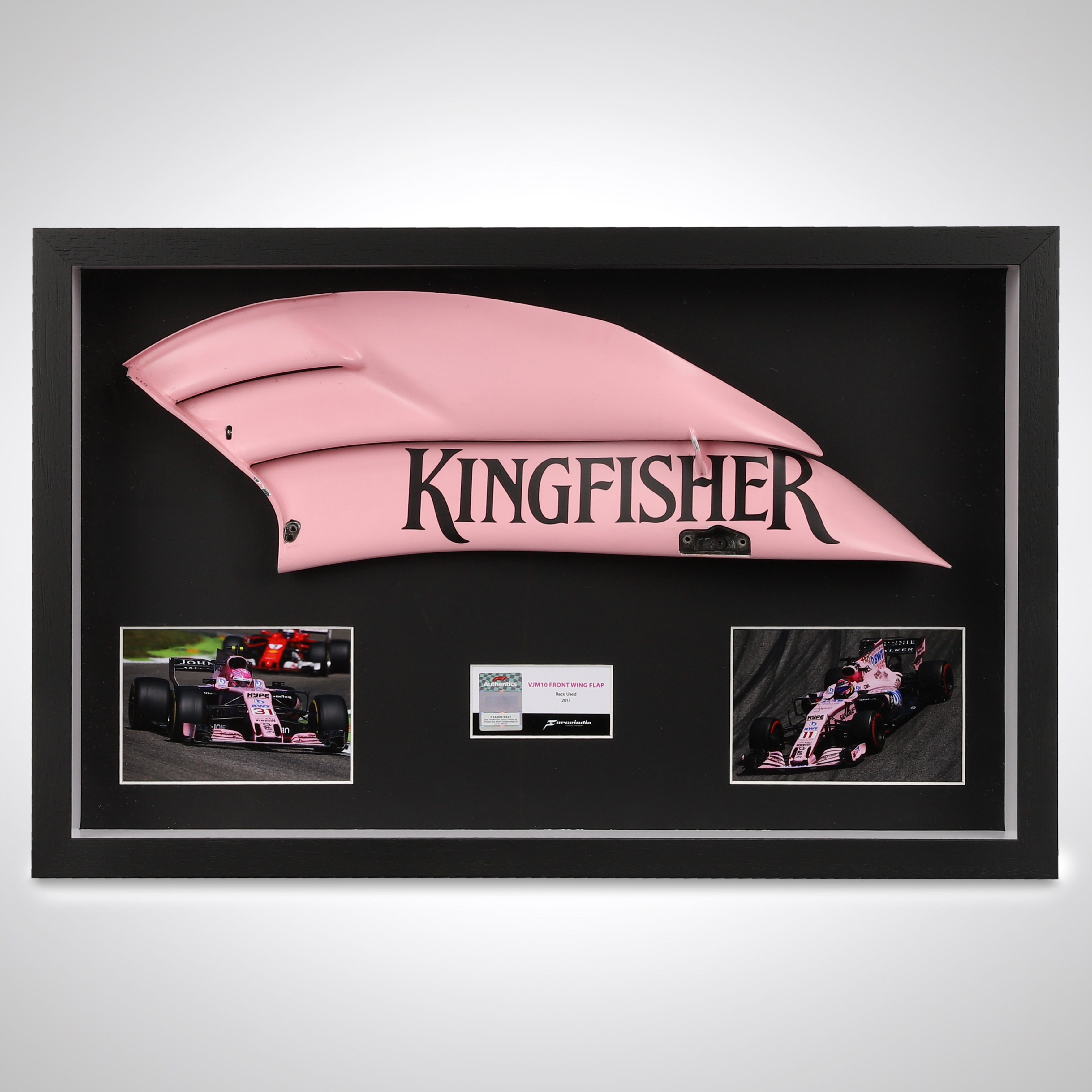 Sahara Force India F1 Team 2017 Right-Hand Front Wing Flap & Photos - High Downforce Spec