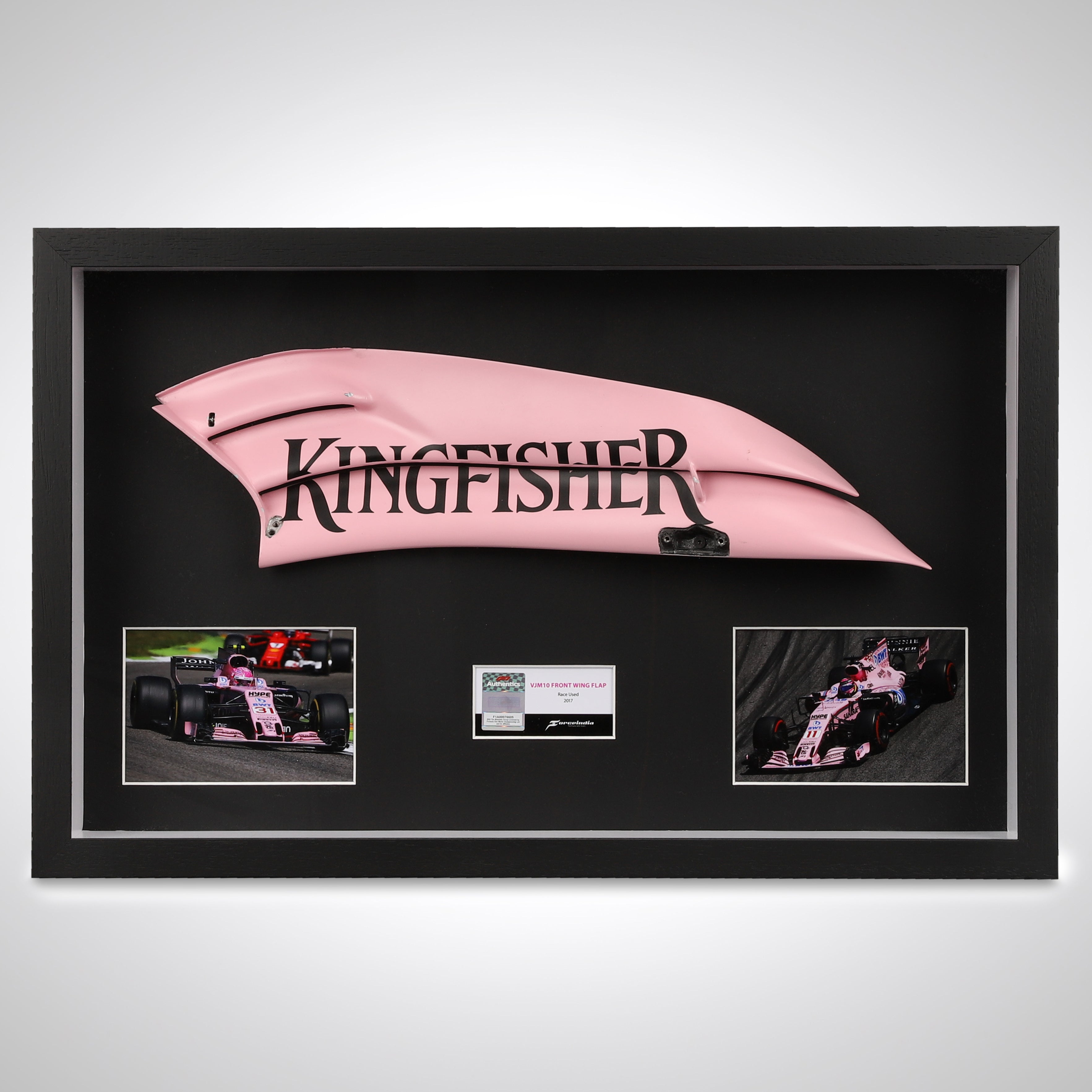 Sahara Force India F1 Team 2017 Right-Hand Front Wing Flap & Photos - Medium Downforce Spec