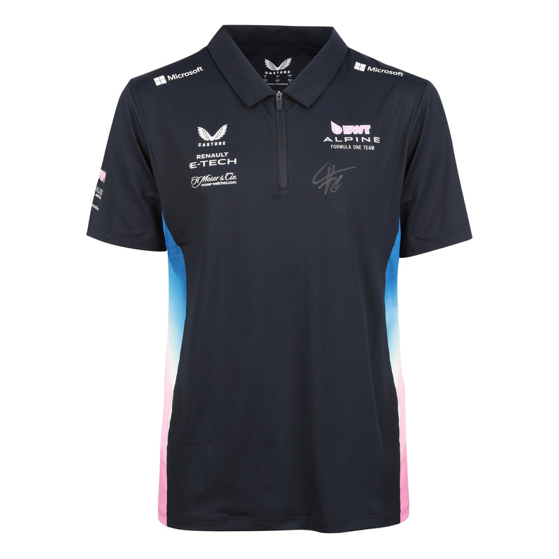 Franco Colapinto 2025 Signed BWT Alpine Formula One® Team Polo Shirt