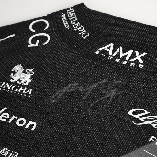 Zhou Guanyu 2023 Signed Race Spec Nomex - Stake Branding