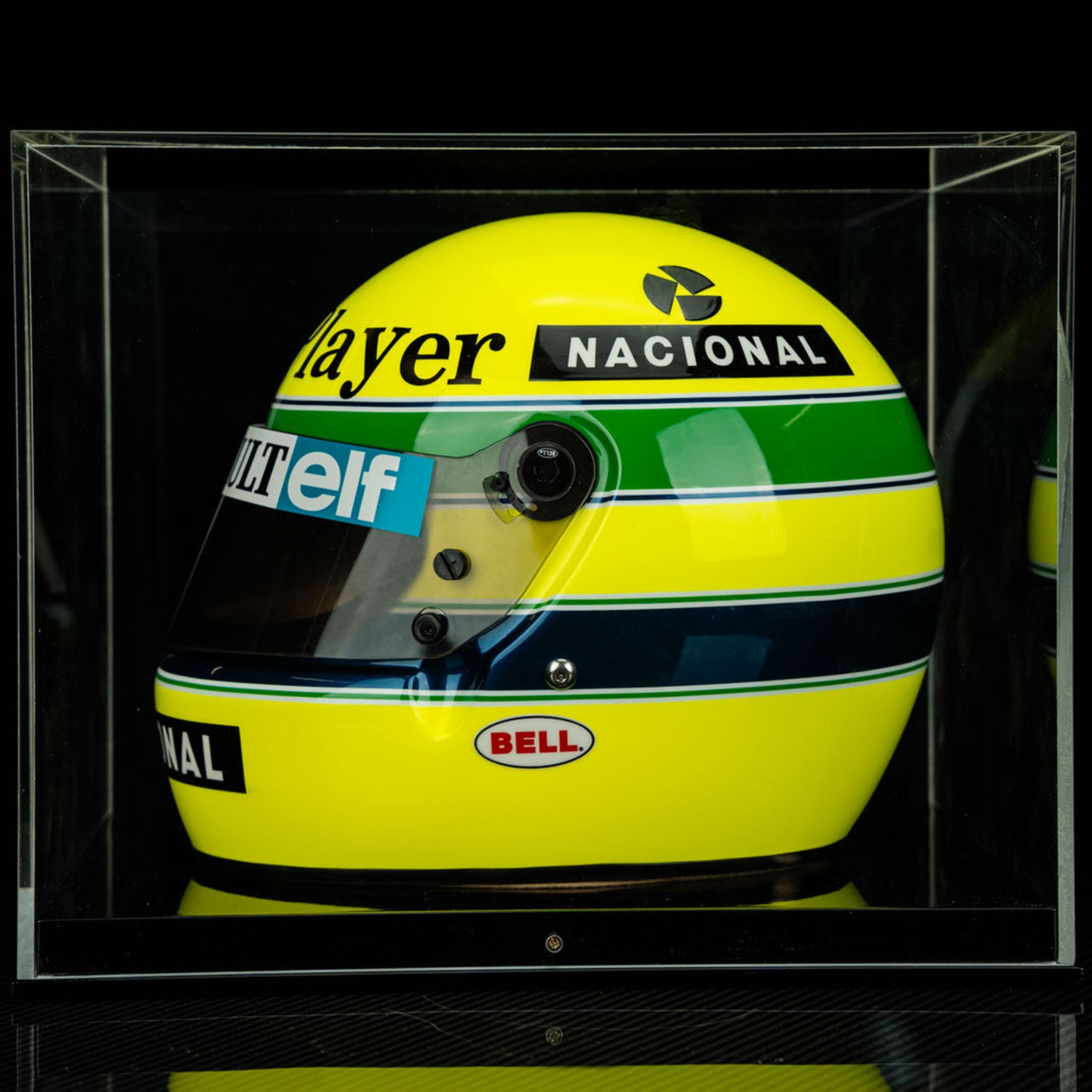 Ayrton Senna 1985 Official Bell Replica Helmet