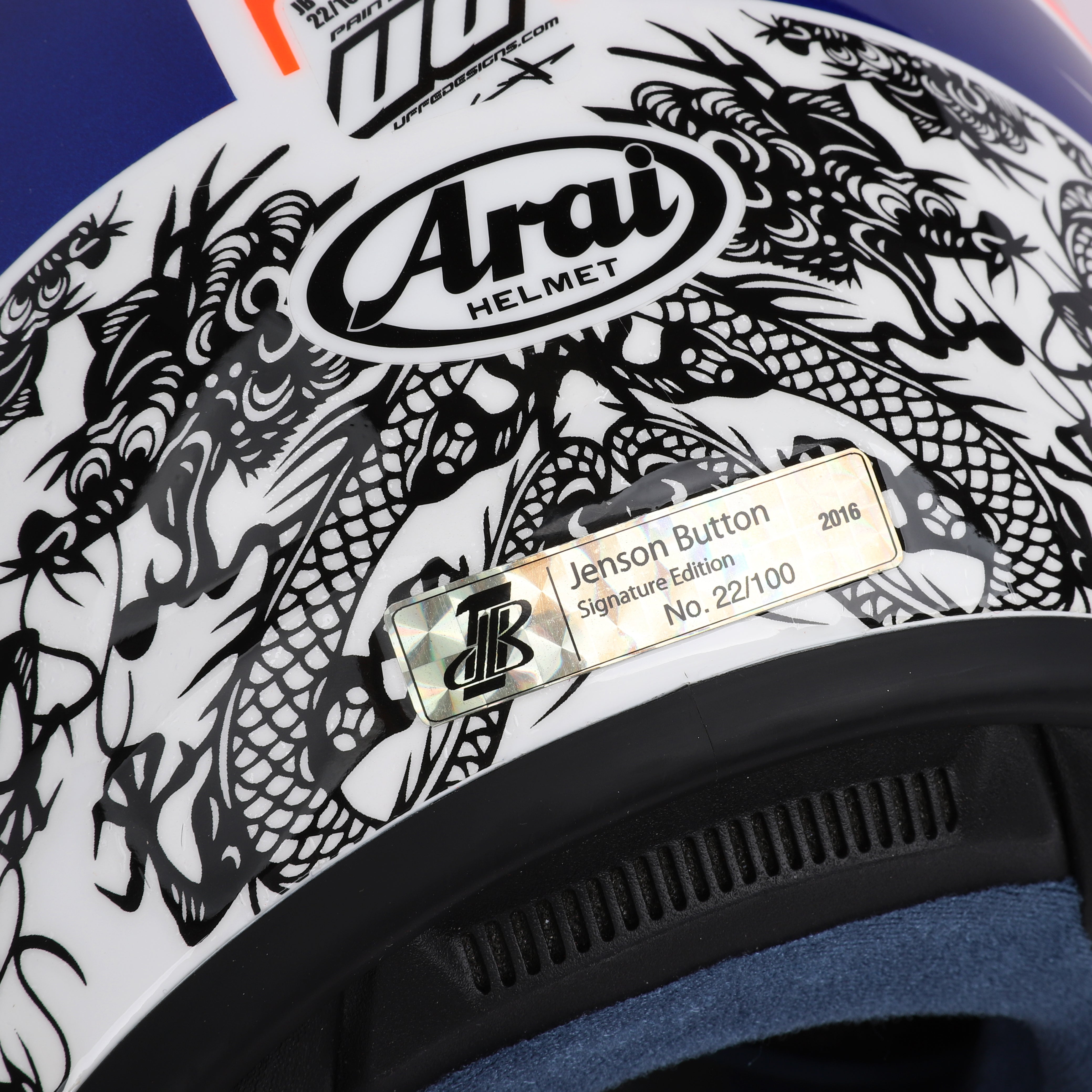 Jenson Button 2016 Replica Helmet