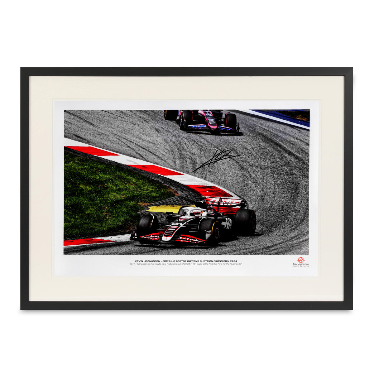 Kevin Magnussen 2024 Haas Signed Photo- Austrian Grand Prix – F1 Kevin Magnussen 2024 Haas Signed Photo- Austrian Grand Prix – F1