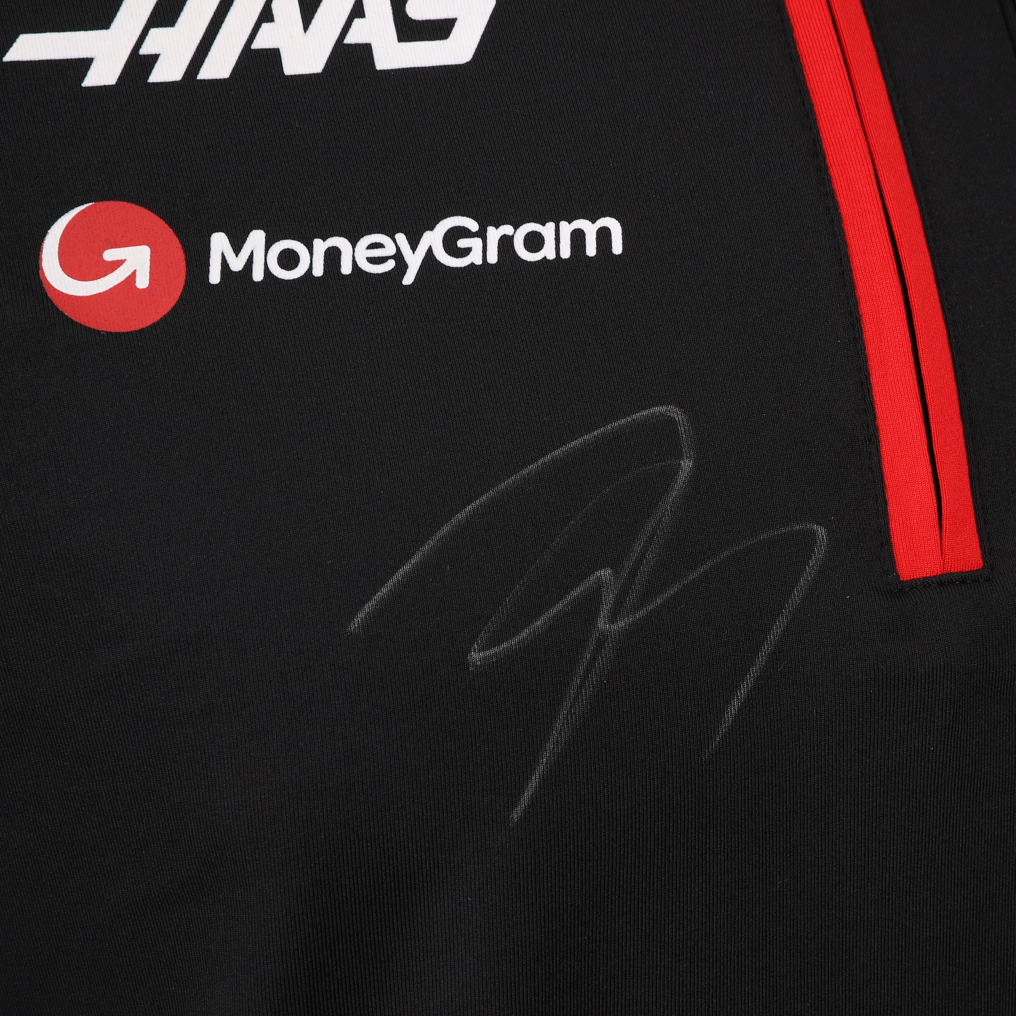 Kevin Magnussen & Nico Hülkenberg Dual Signed 2023 Haas F1 Team Polo Shirt
