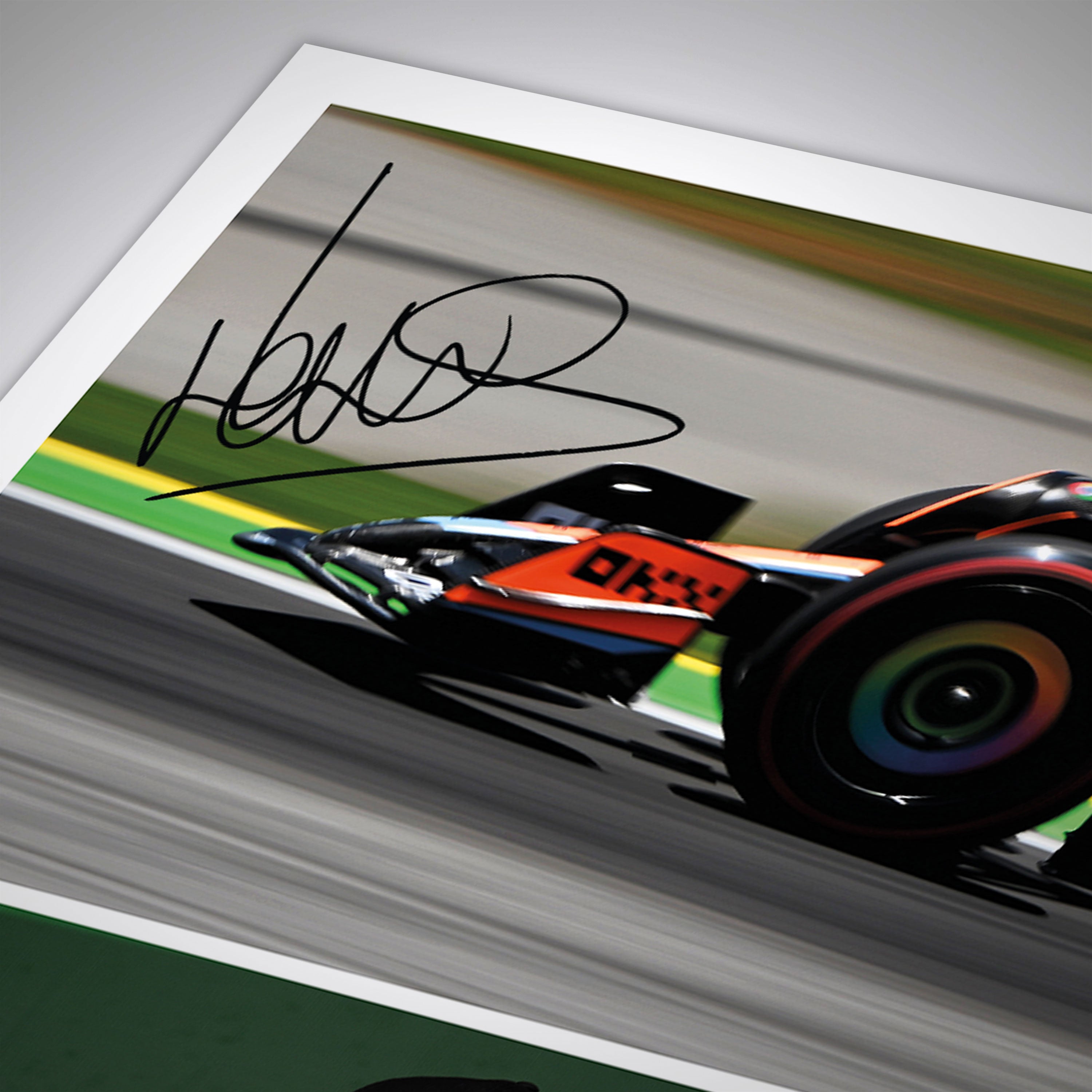 Limited Edition Lando Norris 2023 Signed Photo Collage – São Paulo GP