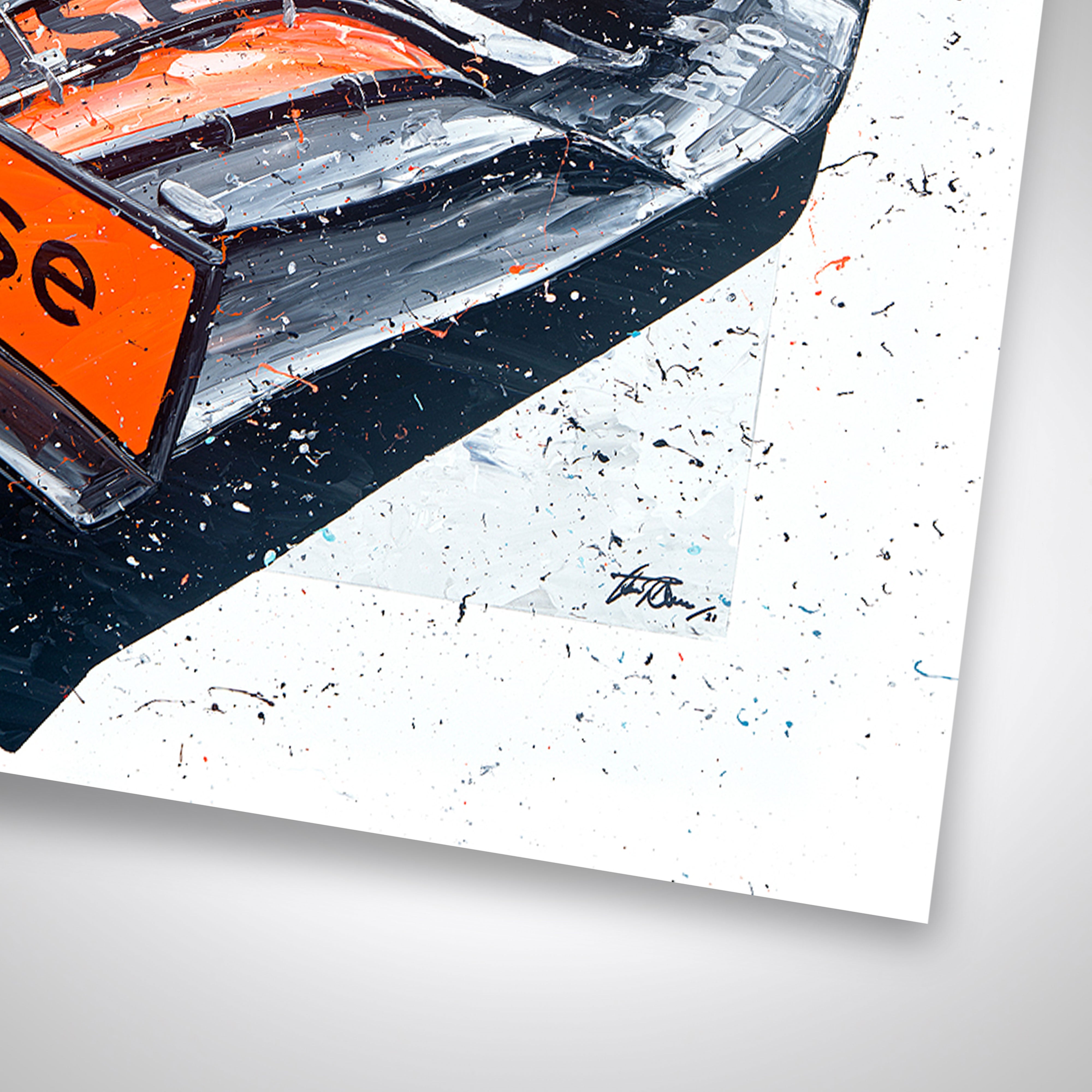 Lando Norris 2021 Monaco Grand Prix Giclee Print – David Johnson