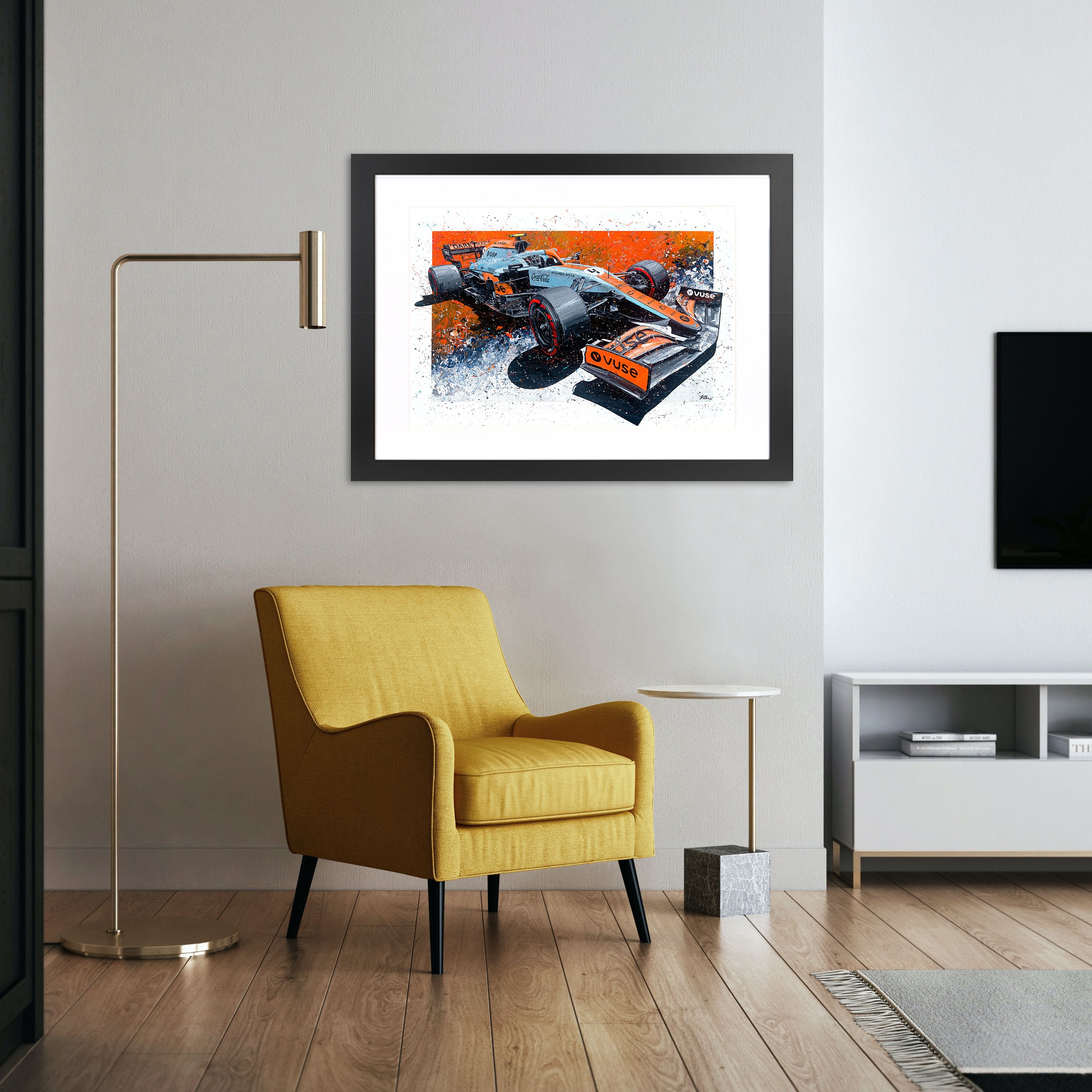 Lando Norris 2021 Monaco Grand Prix Giclee Print – David Johnson