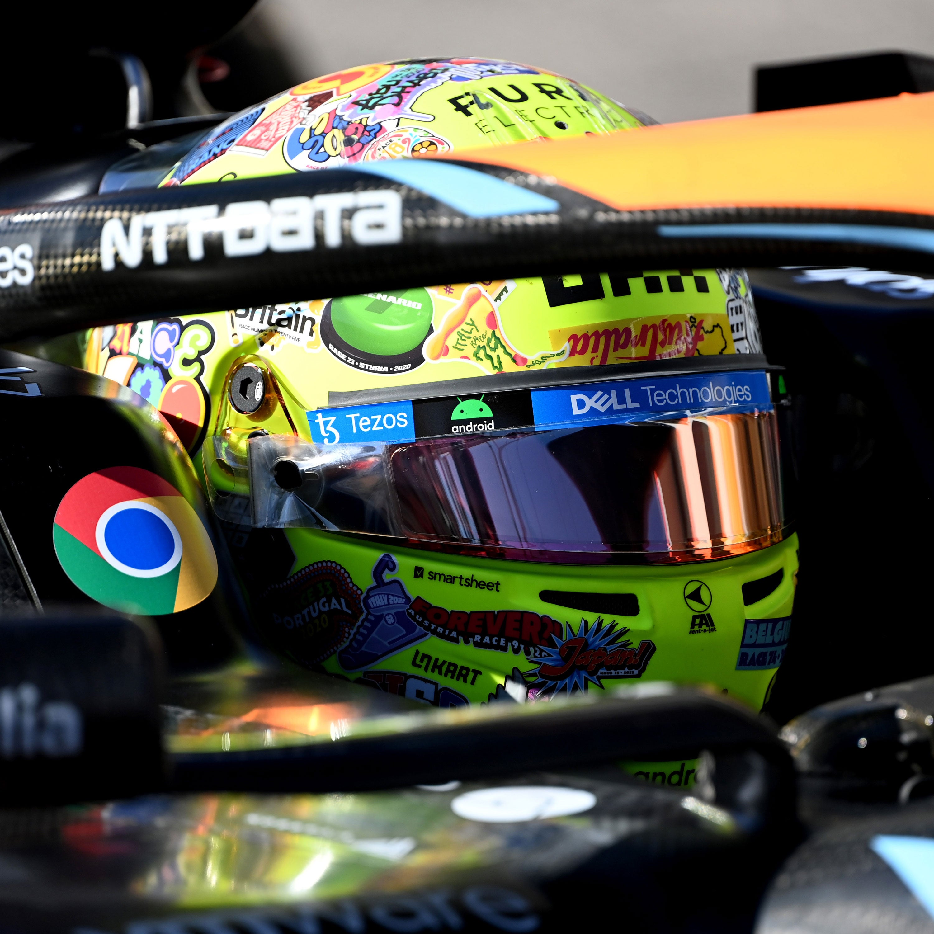 Lando Norris 2023 1:2 Scale Helmet - United States GP