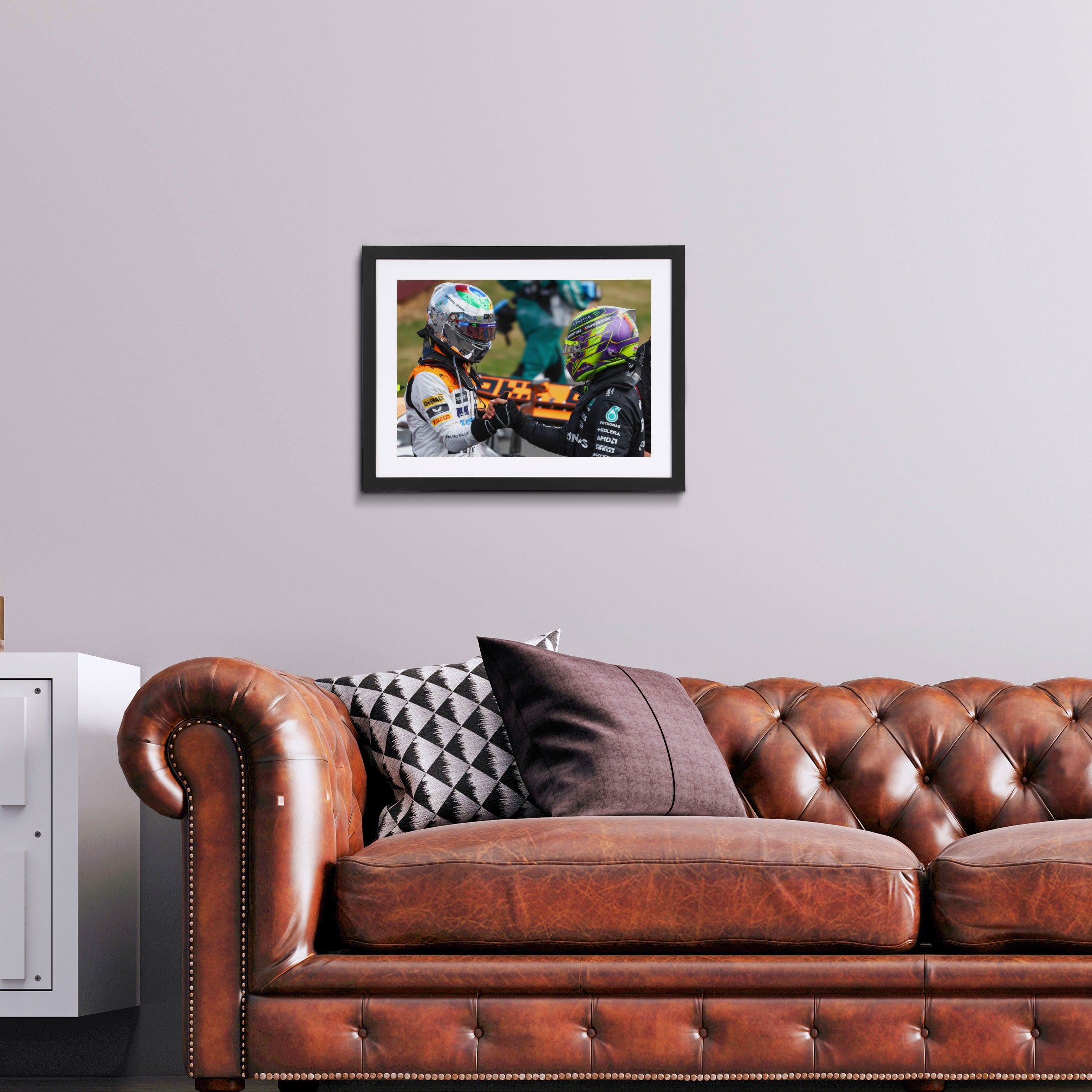 Lewis Hamilton & Lando Norris Print – British GP