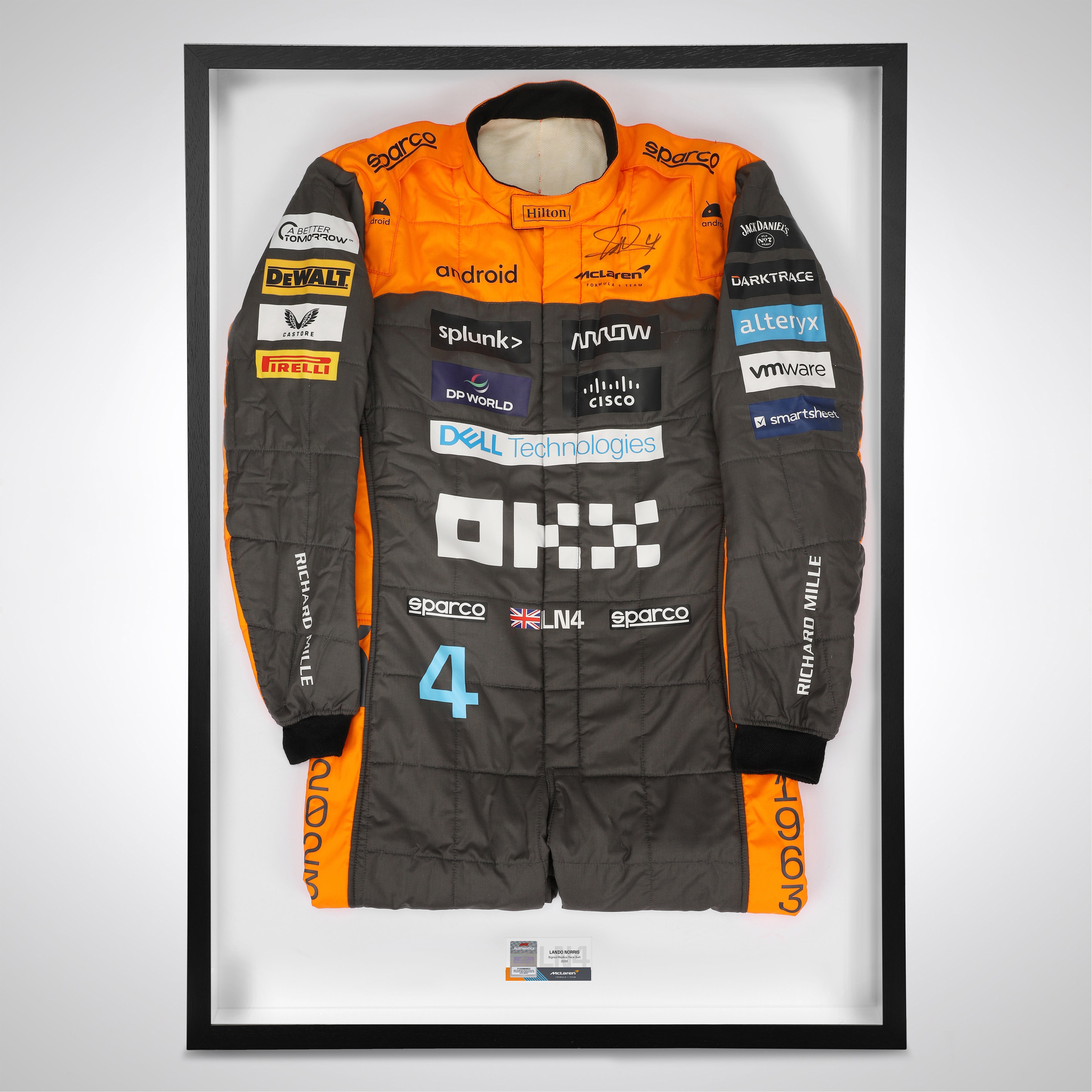 Lando Norris 2023 Signed Replica McLaren F1 Team Race Suit