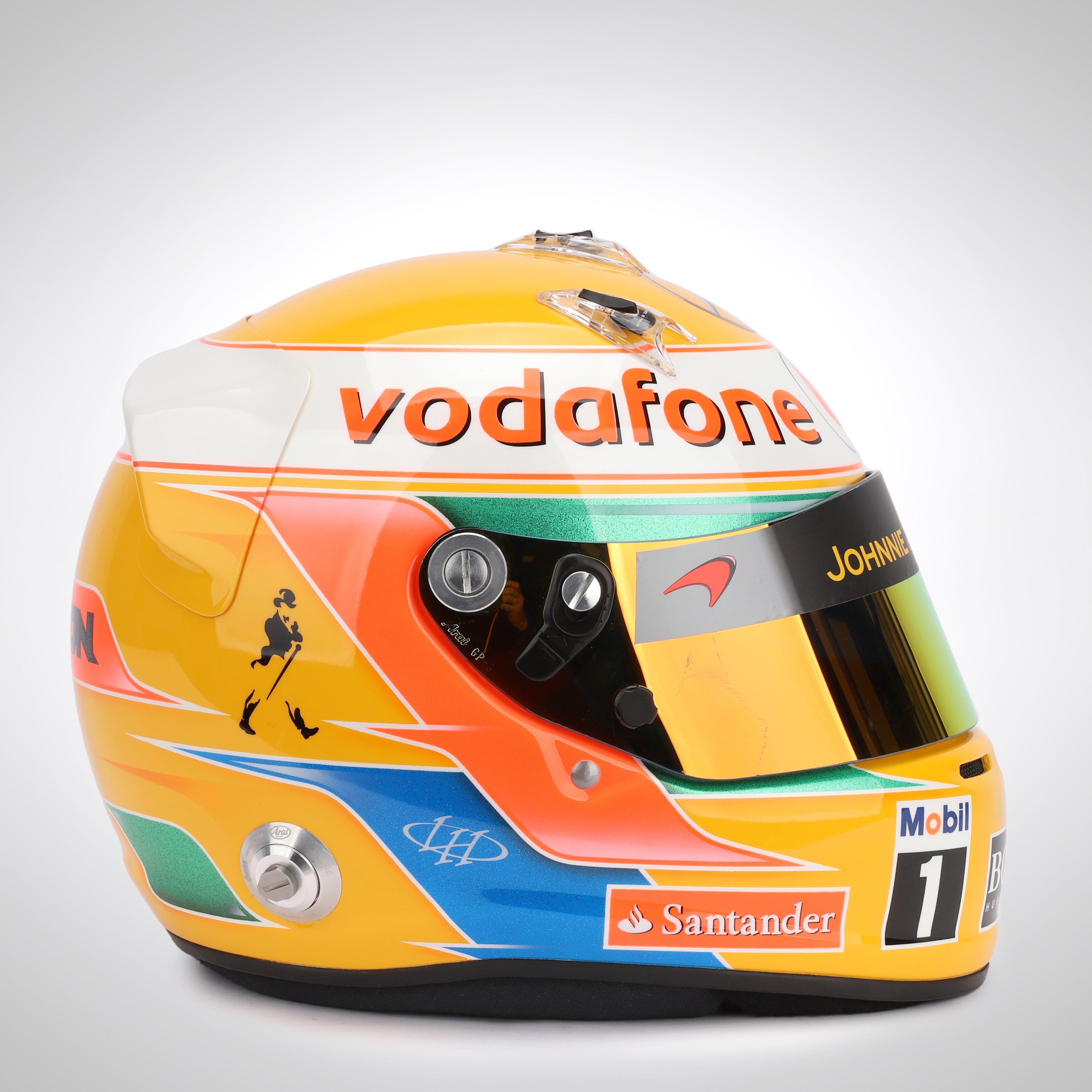 Lewis Hamilton 2012 Replica Helmet
