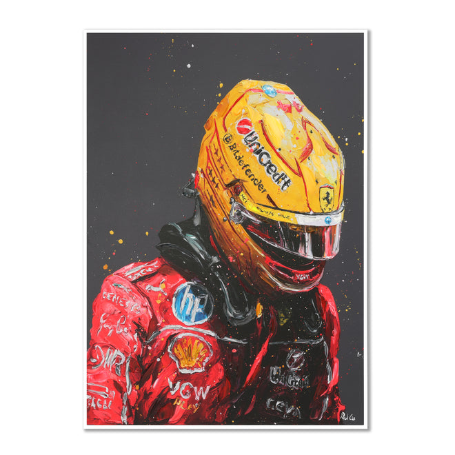 'New Era' Lewis Hamilton 2025 Ferrari Giclee Print - Paul Oz