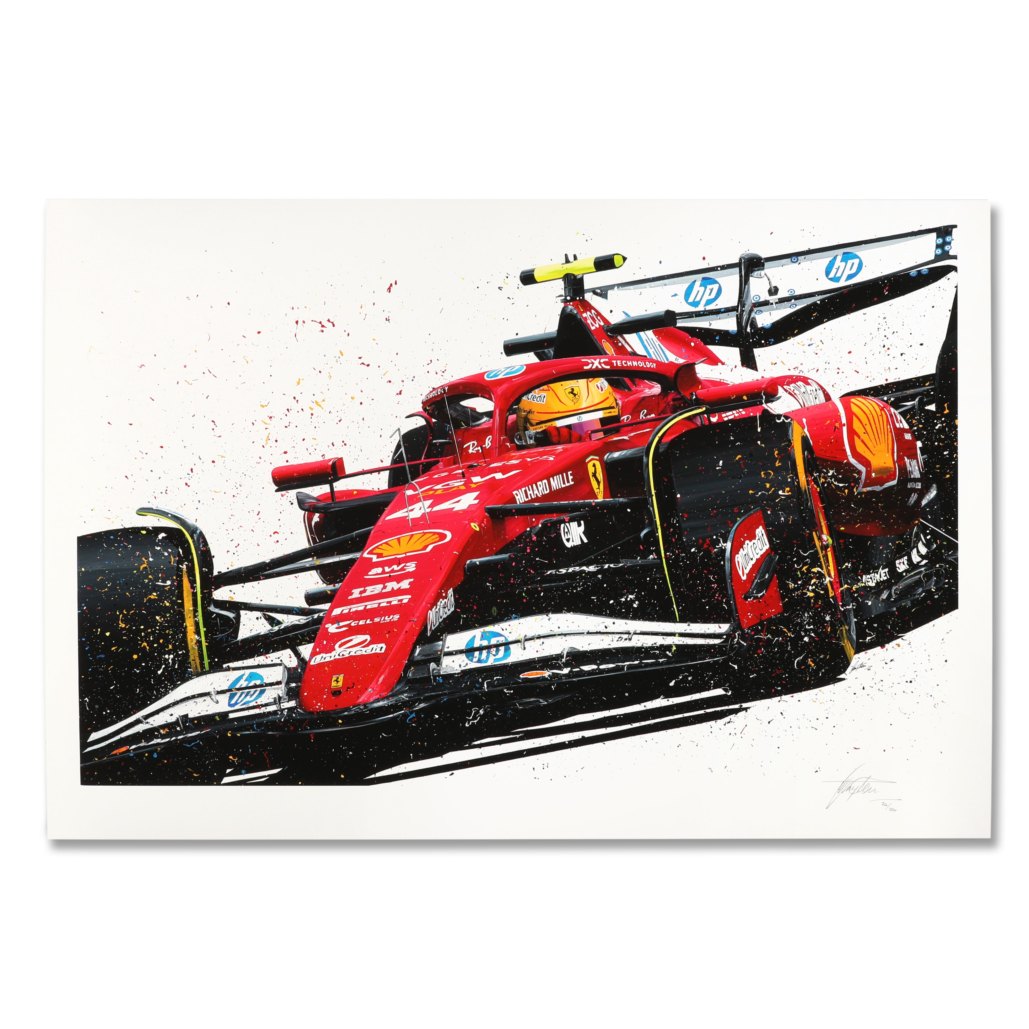 Lewis Ferrari 2025 Giclee Print - David Johnson