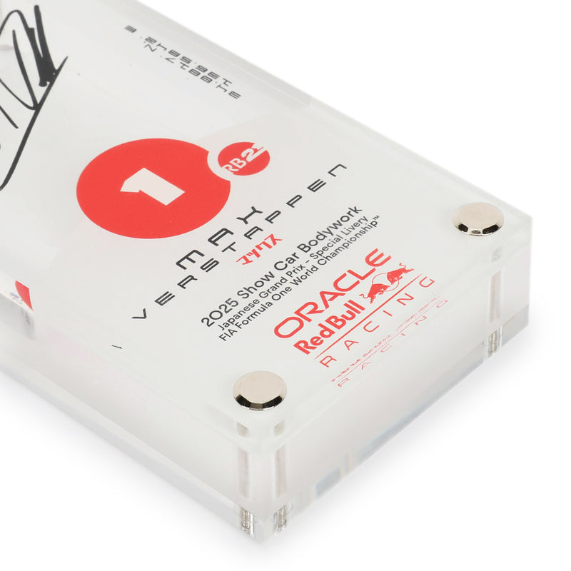 Max Verstappen 2025 Oracle Red Bull Racing Replica Bodywork in Acrylic - Japanese GP Edition