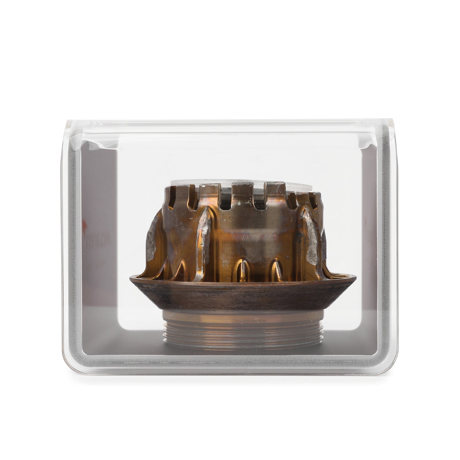 McLaren 2023 Race-Used Wheel Nut in Display Case - Gold