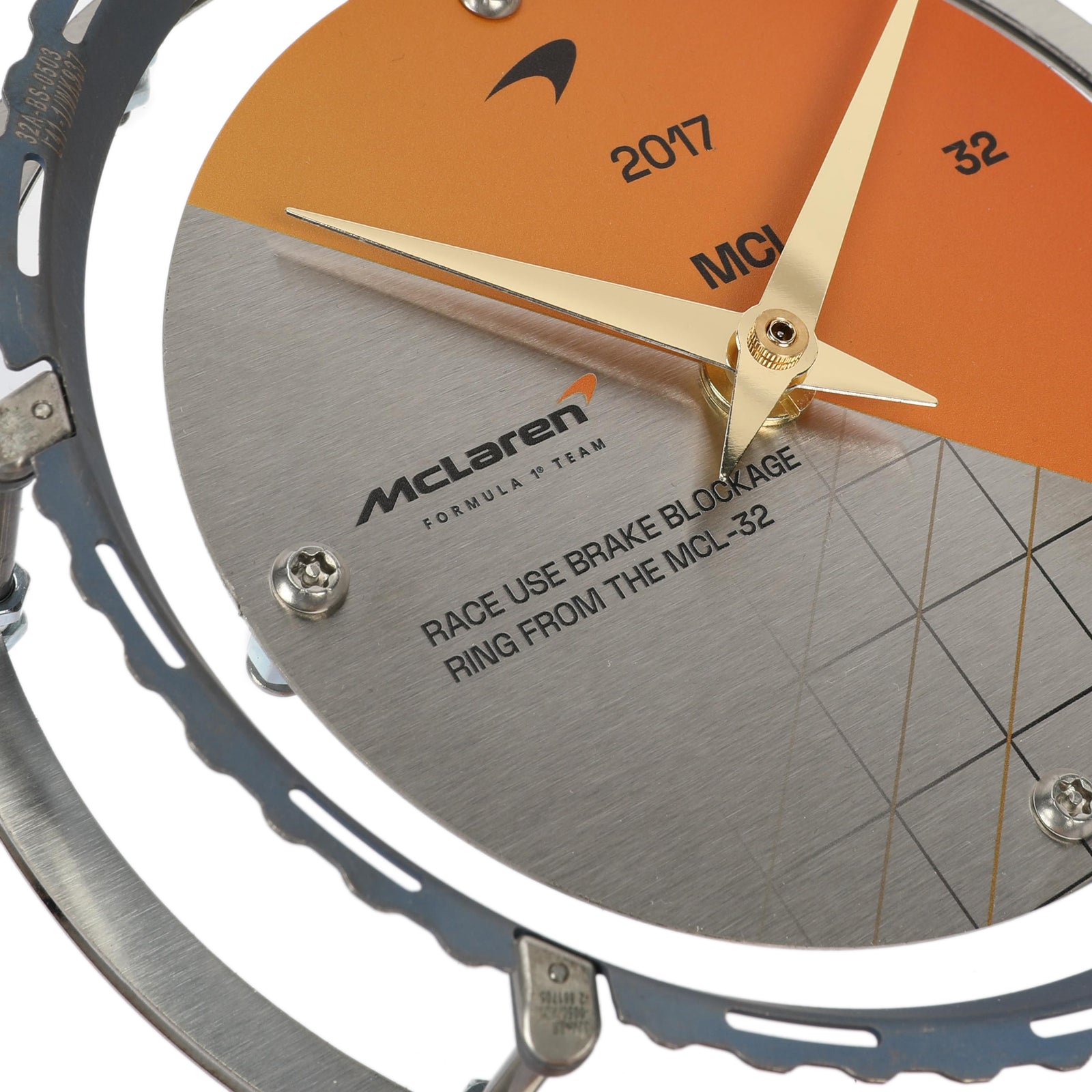 McLaren MCL32 Brake Blockage Ring Clock