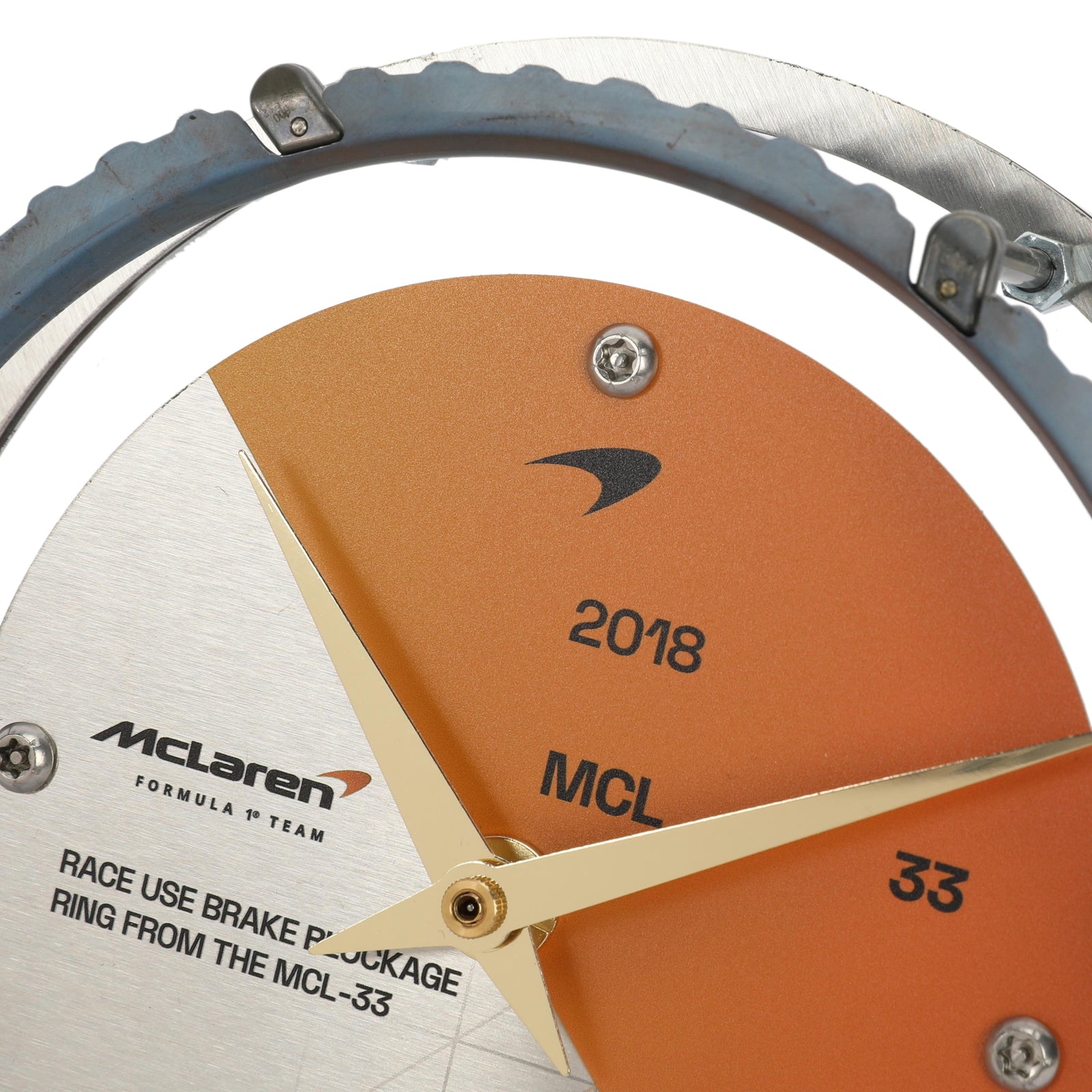 McLaren MCL33 Brake Blockage Ring Clock