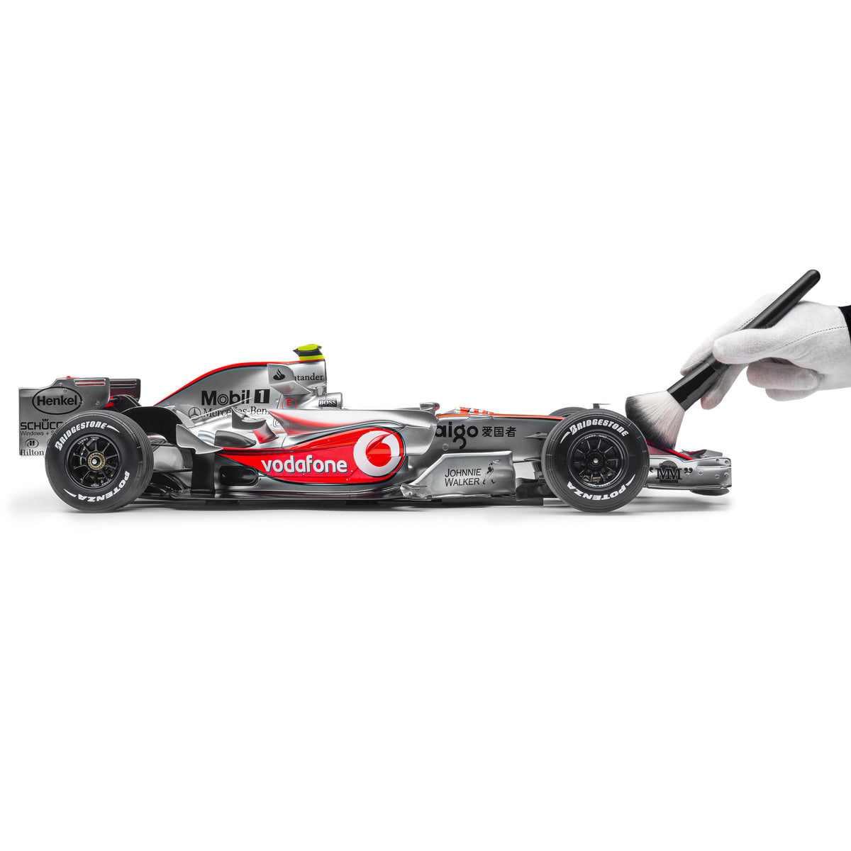デアゴスティーニ McLaren MP4-23 ハルミトンモデル 1/8スケール DEAGOSTINI BUILD YOUR OWN 1/8 MCLAREN MP4/23 LEWIS HAMILTON