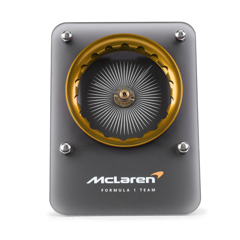 McLaren F1 Team Wheel Nut Collar Clock - Gold