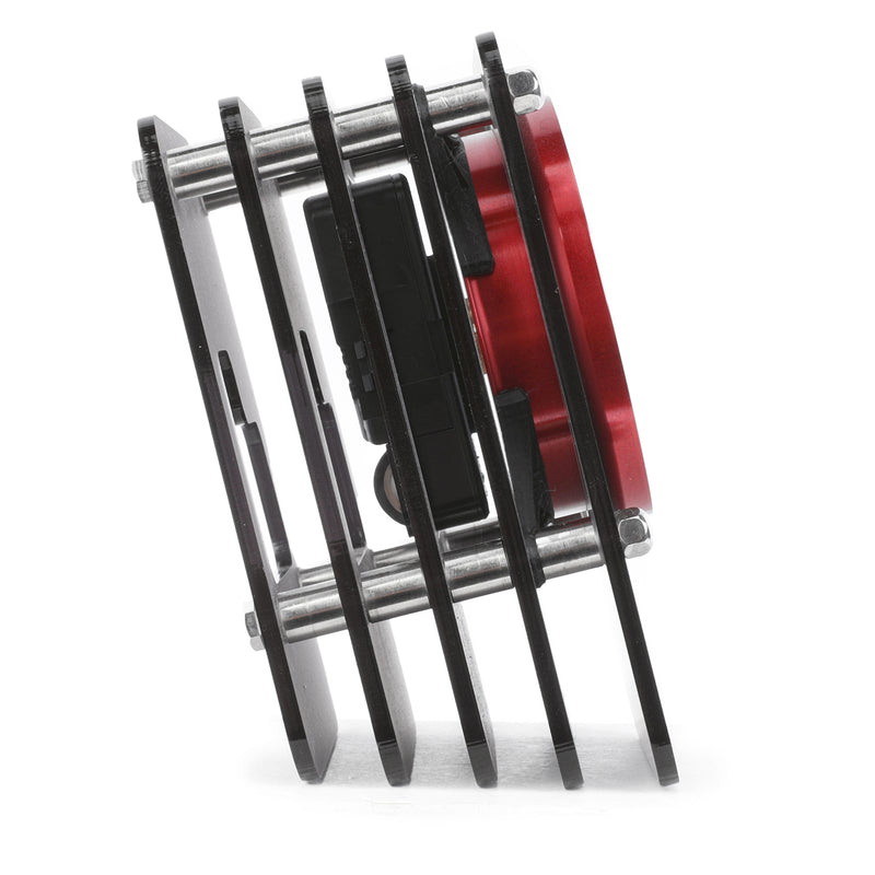 McLaren F1 Team Wheel Nut Collar Clock - Red