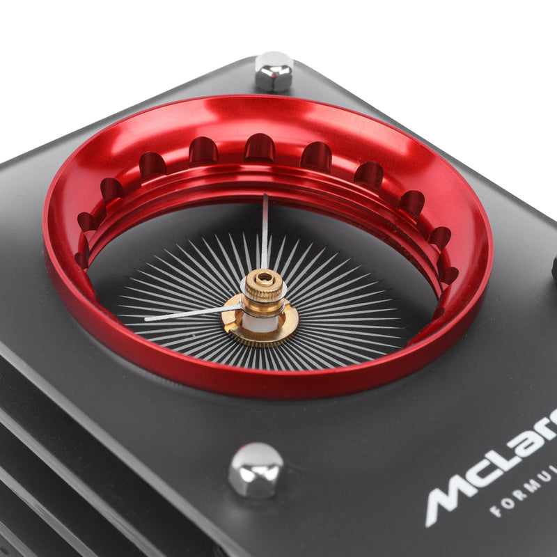 McLaren F1 Team Wheel Nut Collar Clock - Red