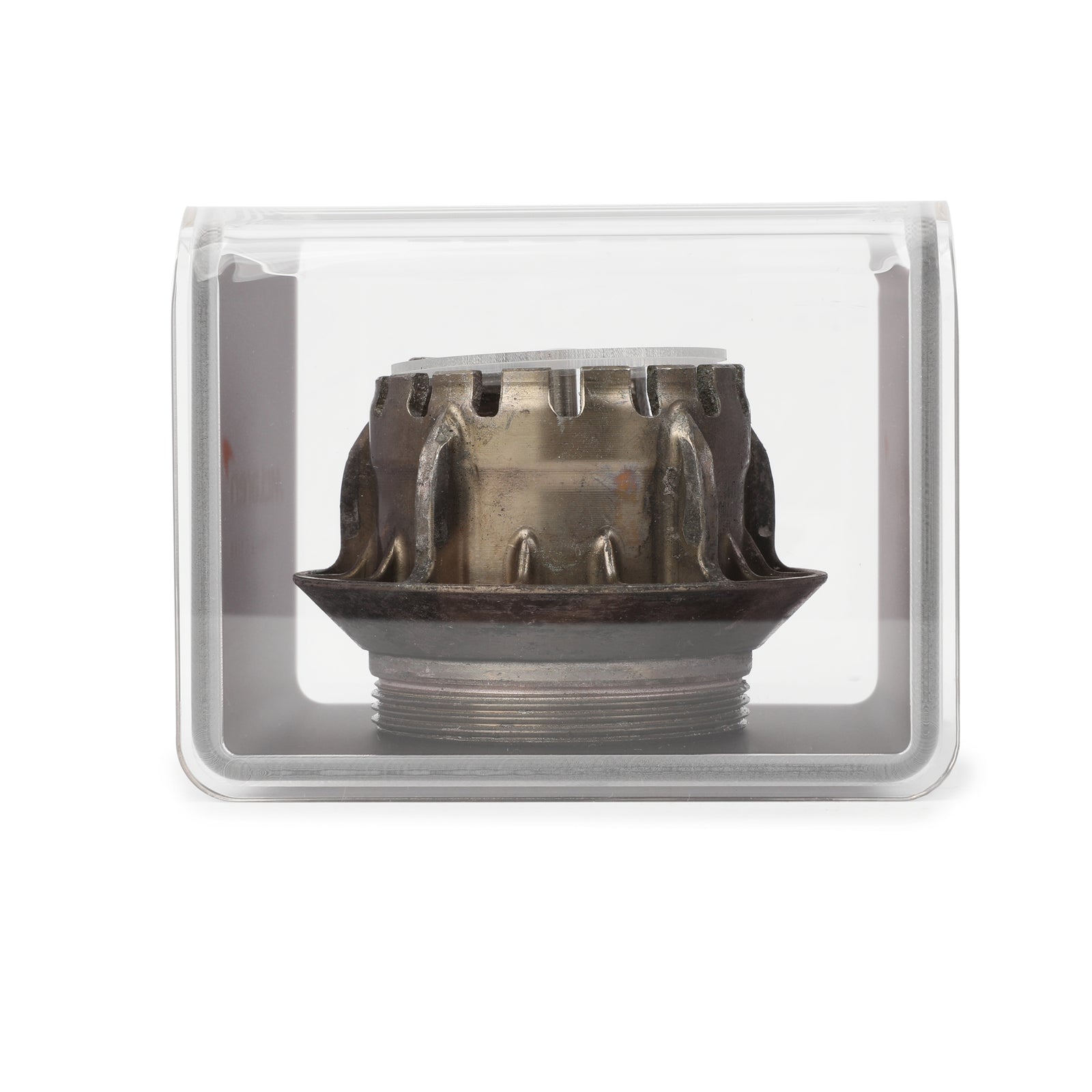 McLaren 2023 Race-Used Wheel Nut in Display Case - Silver