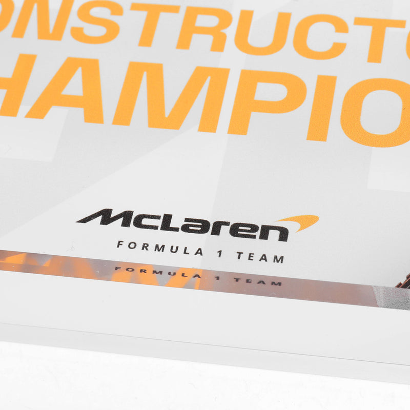 2024 Constructors Champions McLaren F1 Team Dual Bodywork in Acrylic